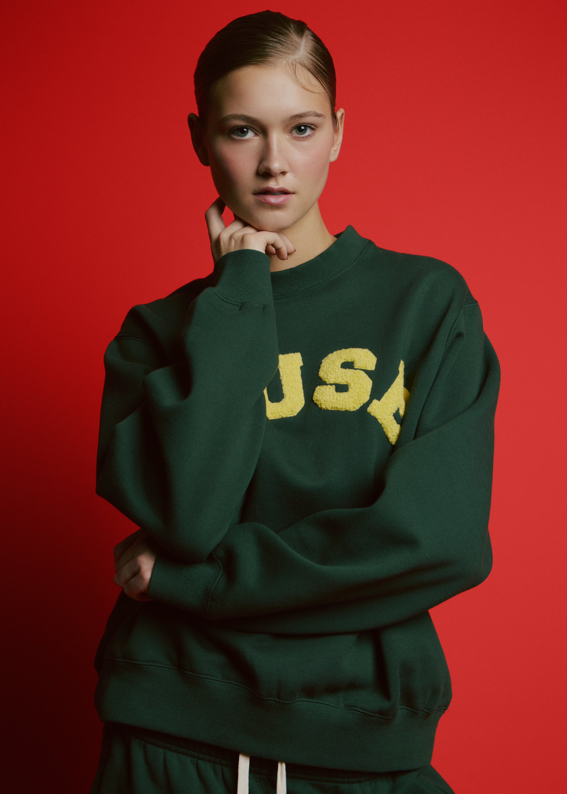 Heavyweight Chenille Sweatshirt - Oxford