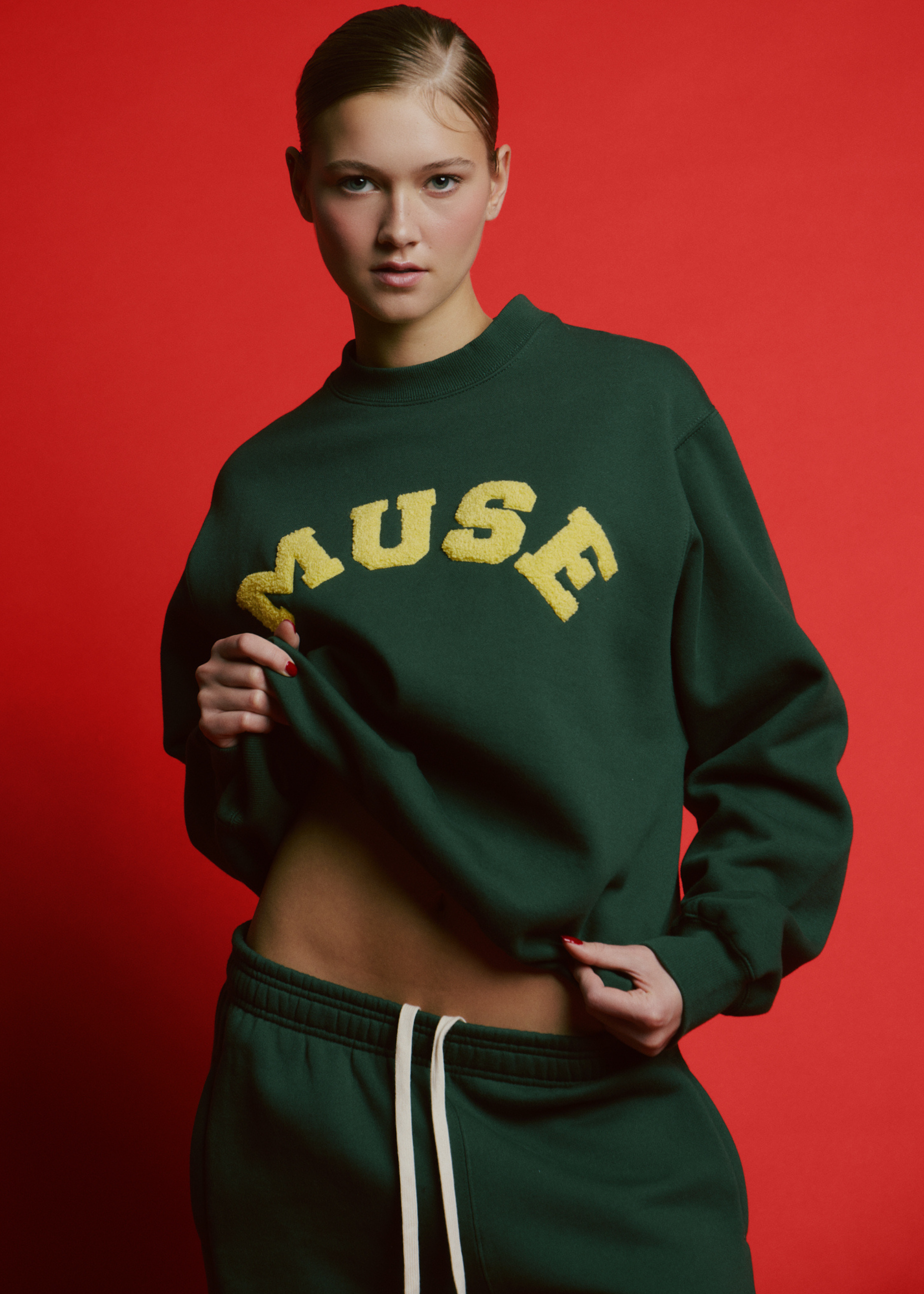 Heavyweight Chenille Sweatshirt - Oxford