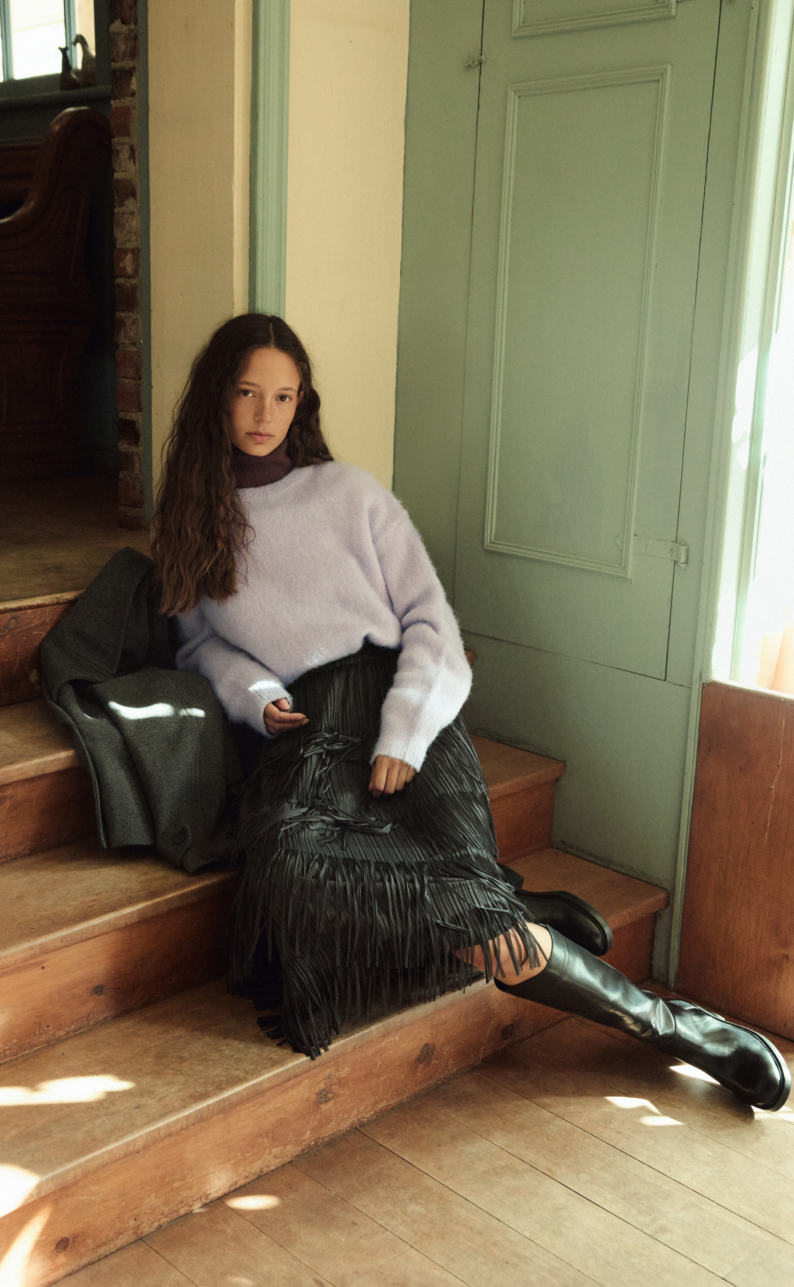 Knit sweater - Violet Haze