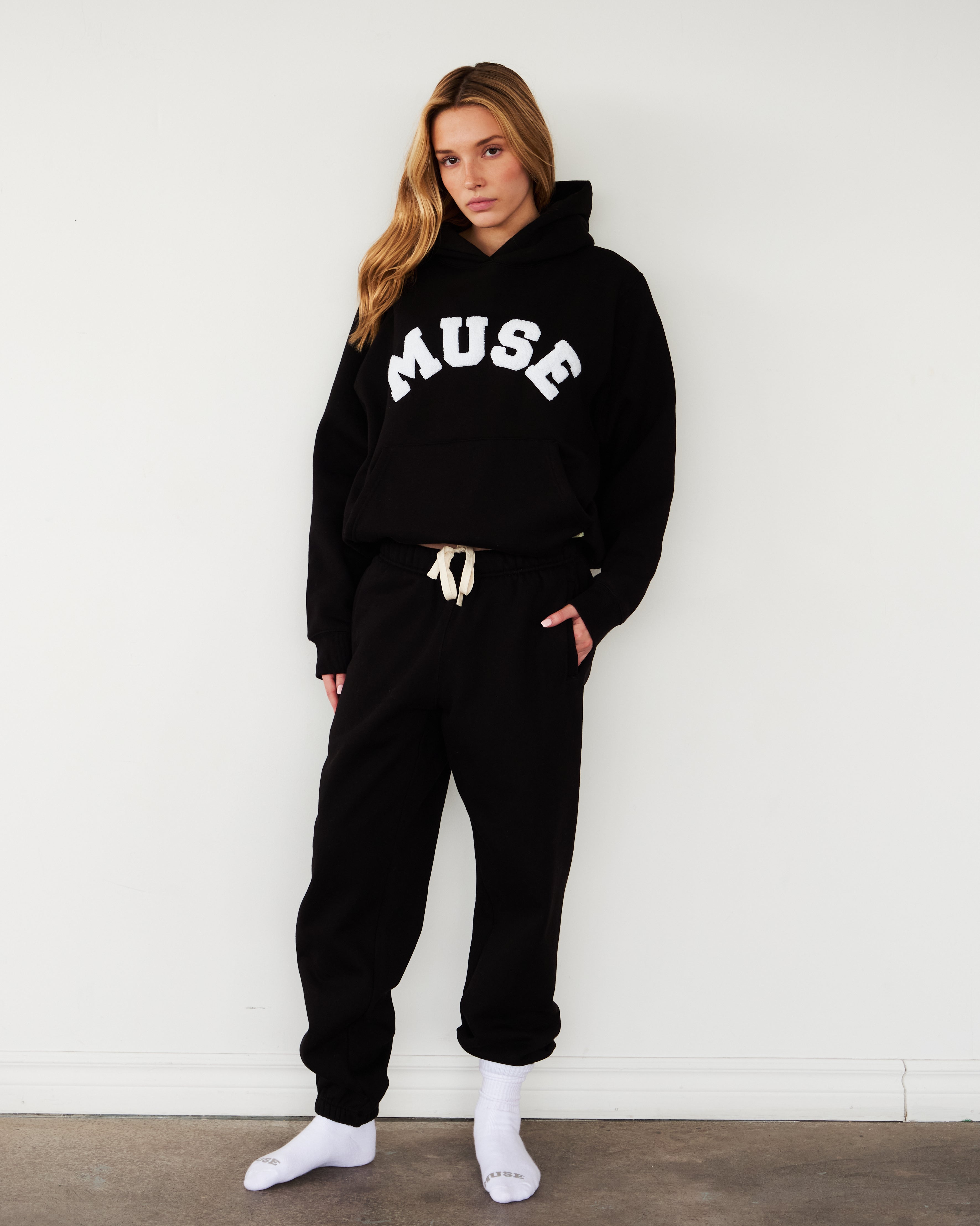 Heavyweight Chenille Hoodie - Midnight