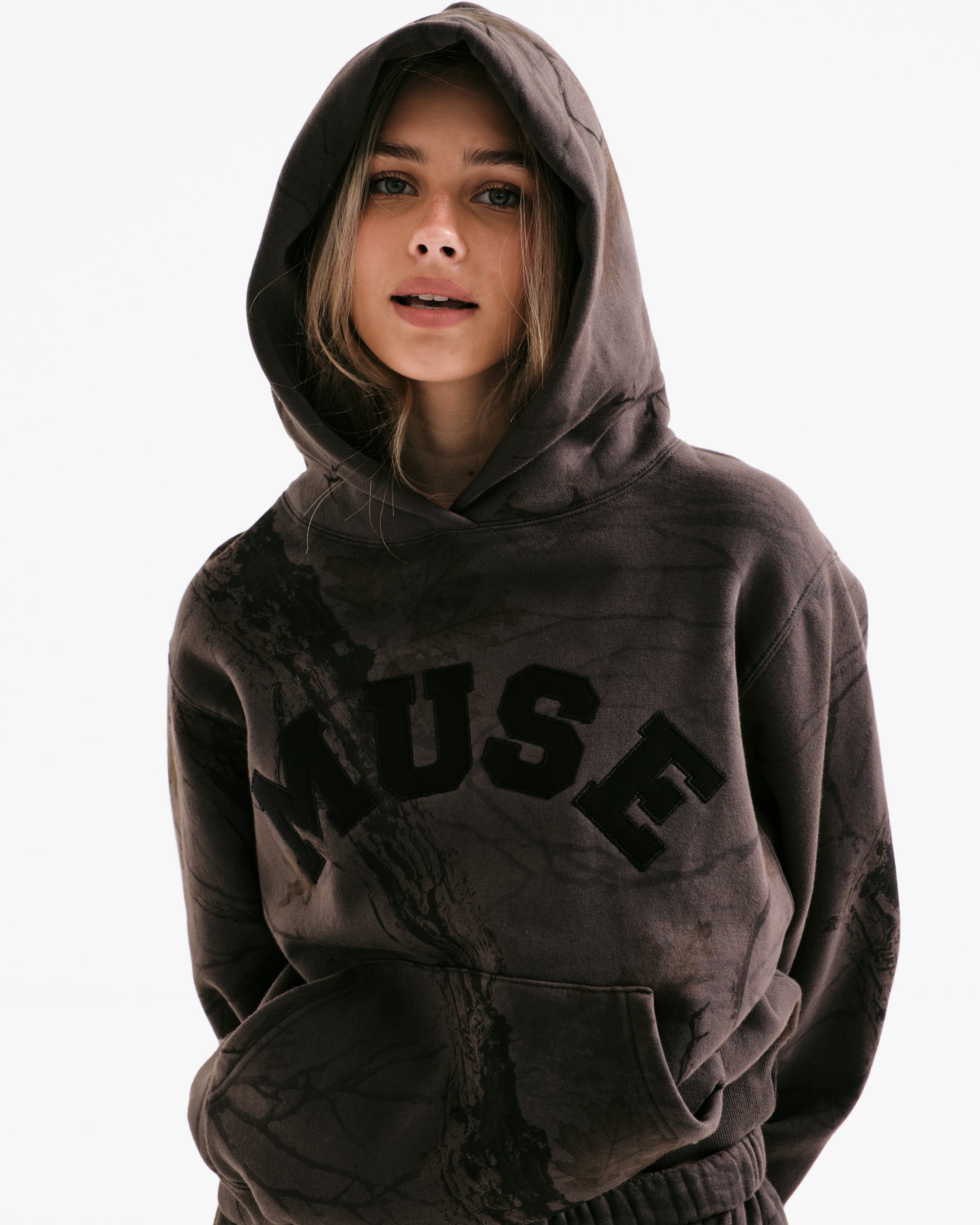 Heavyweight Camo Hoodie - Black Edition