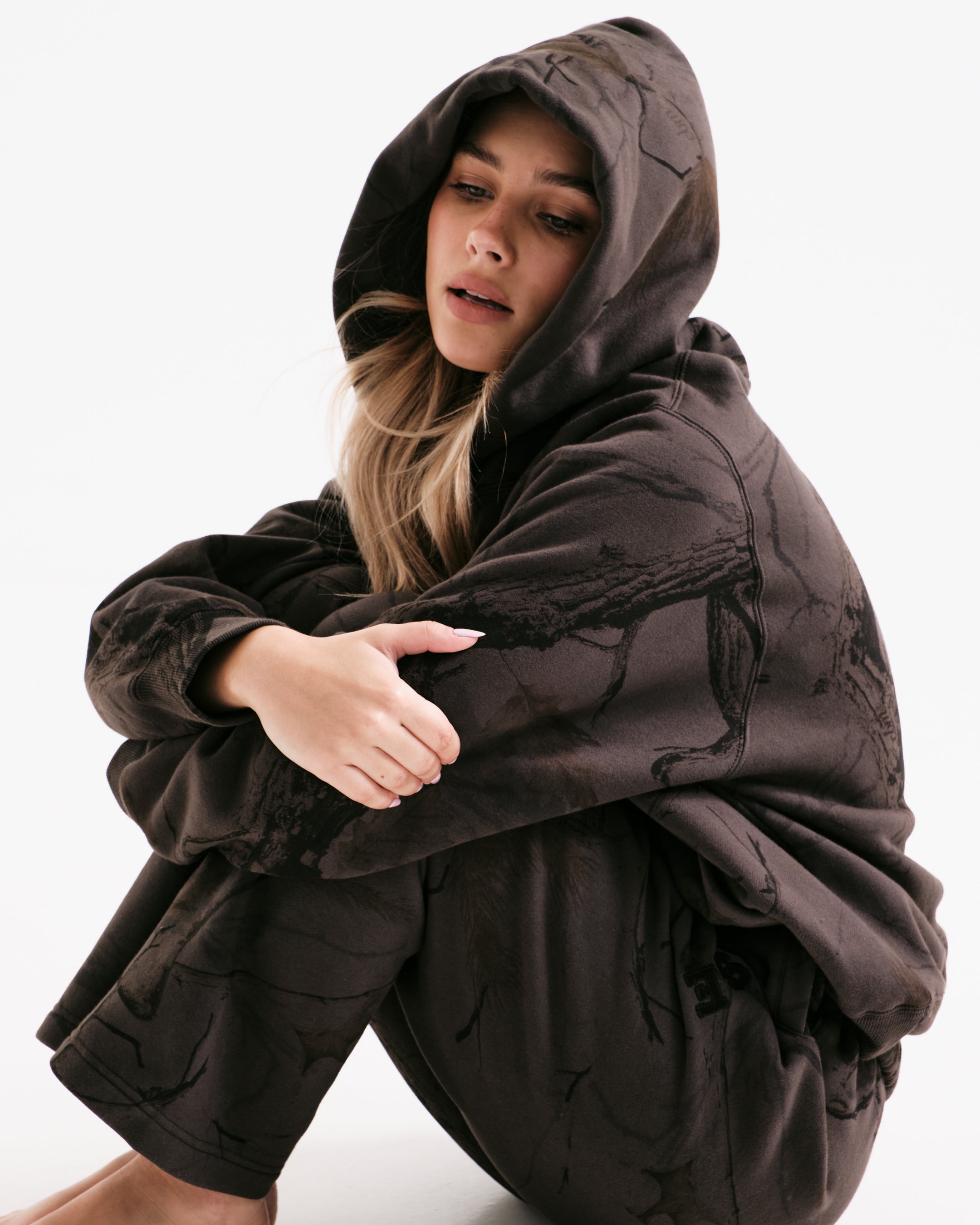 Heavyweight Camo Hoodie - Black Edition