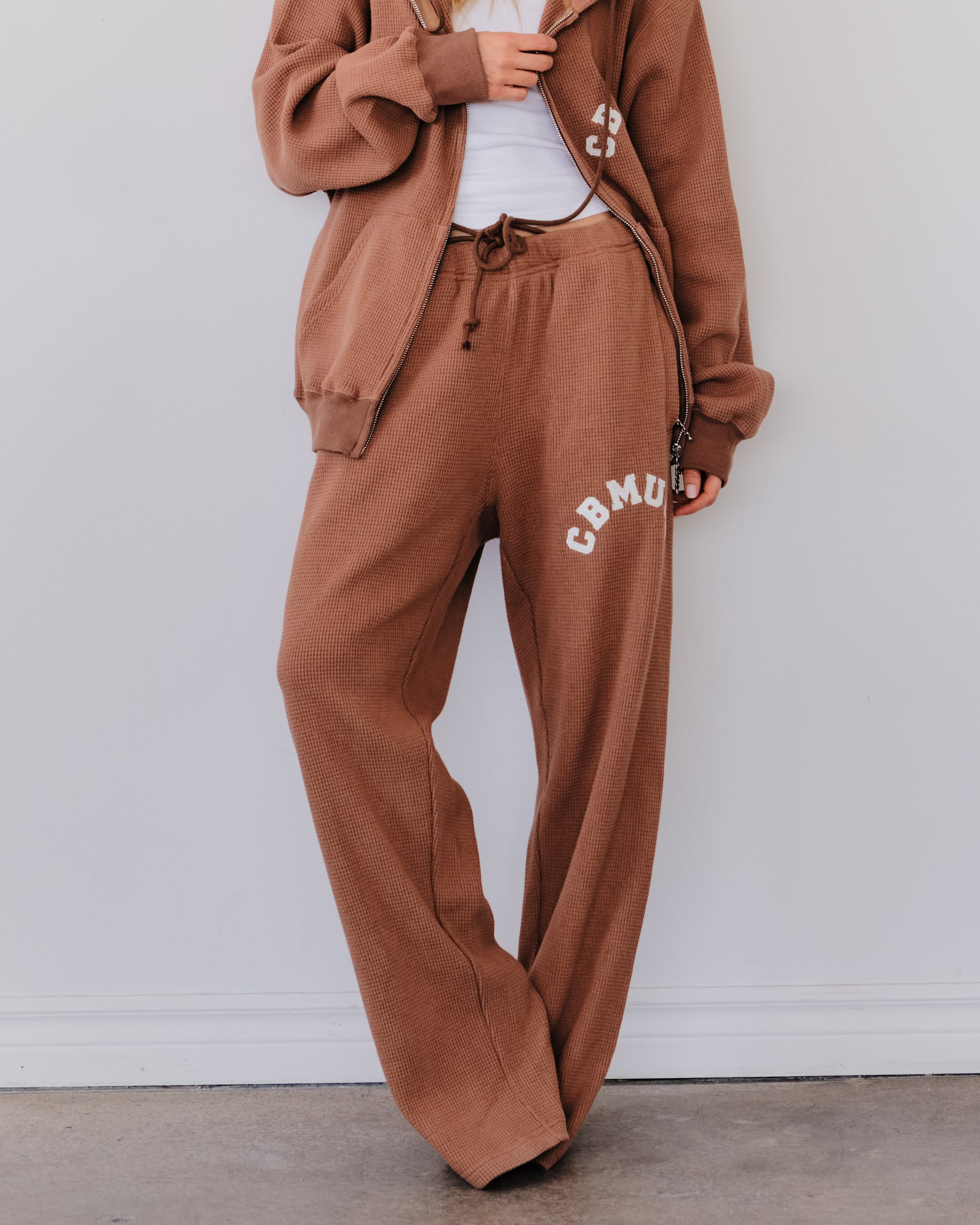 Waffle Pants - Caramel