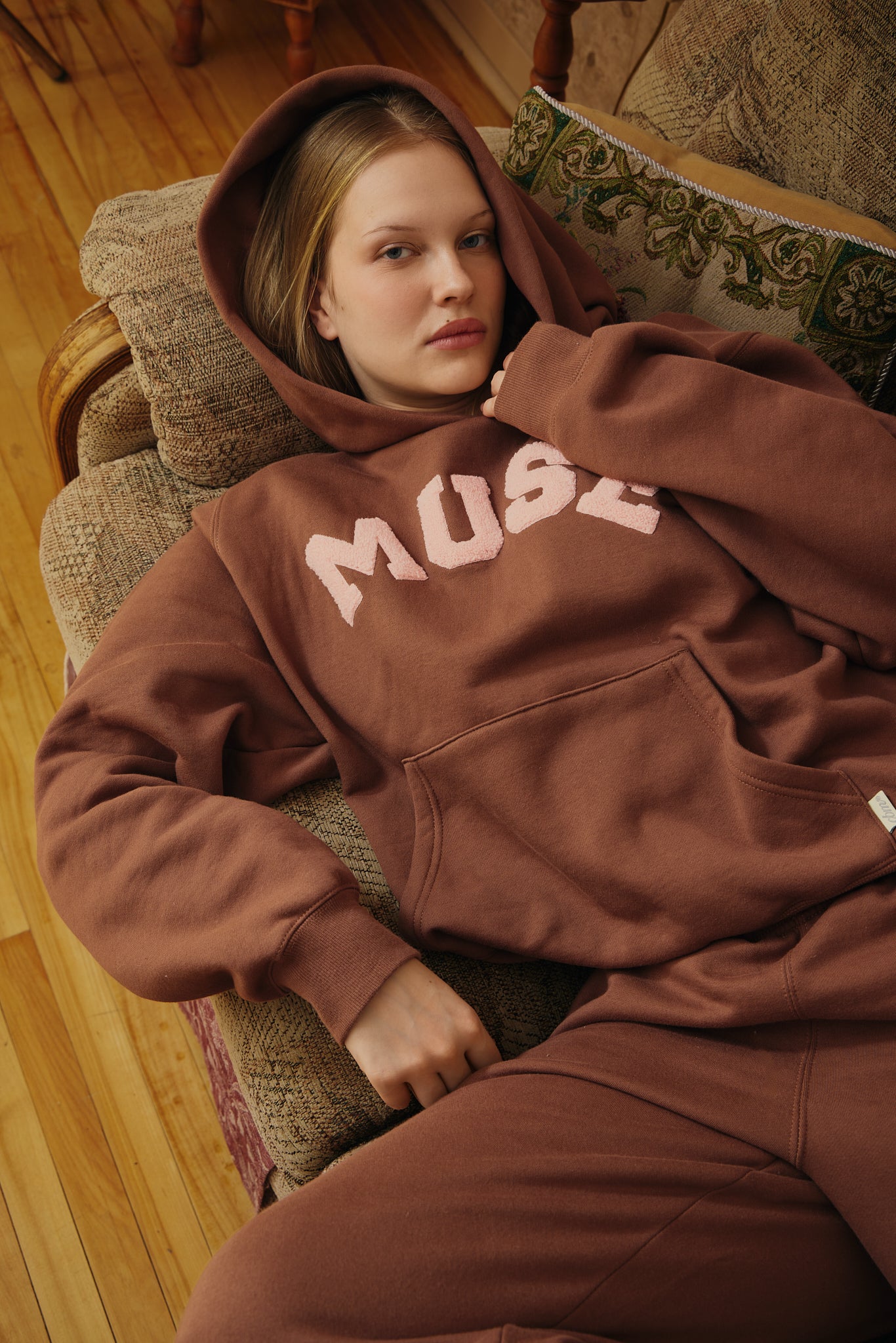 Heavyweight Chenille Hoodie - Sundae