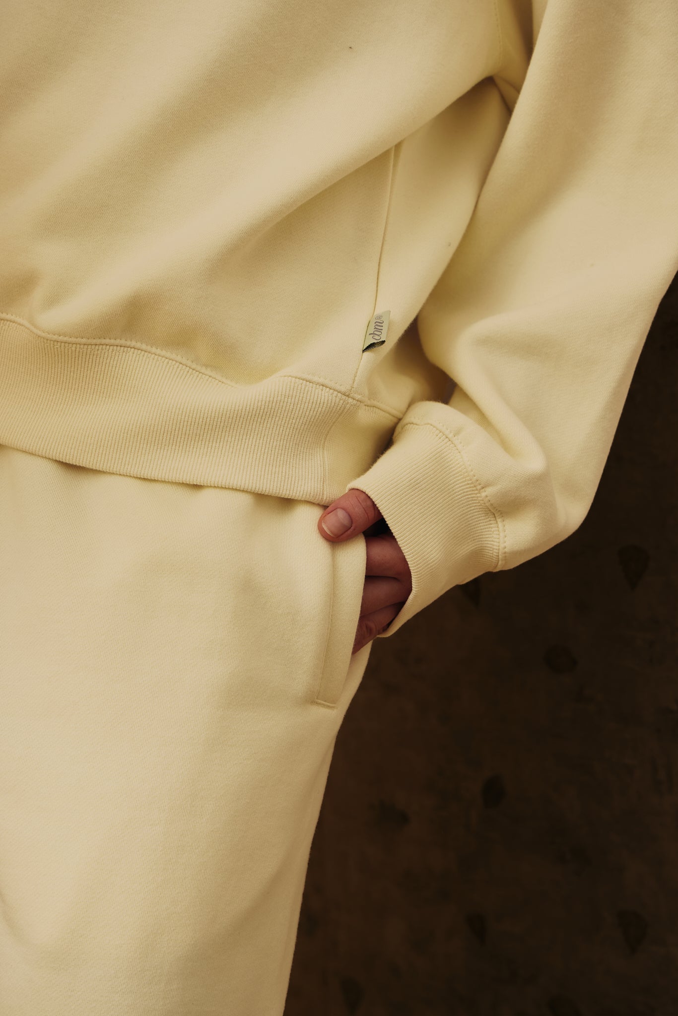 Heavyweight Straight Joggers - Porcelain