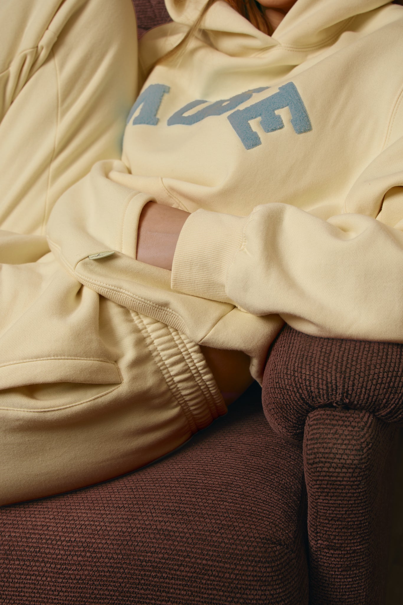 Heavyweight Chenille Hoodie - Porcelain