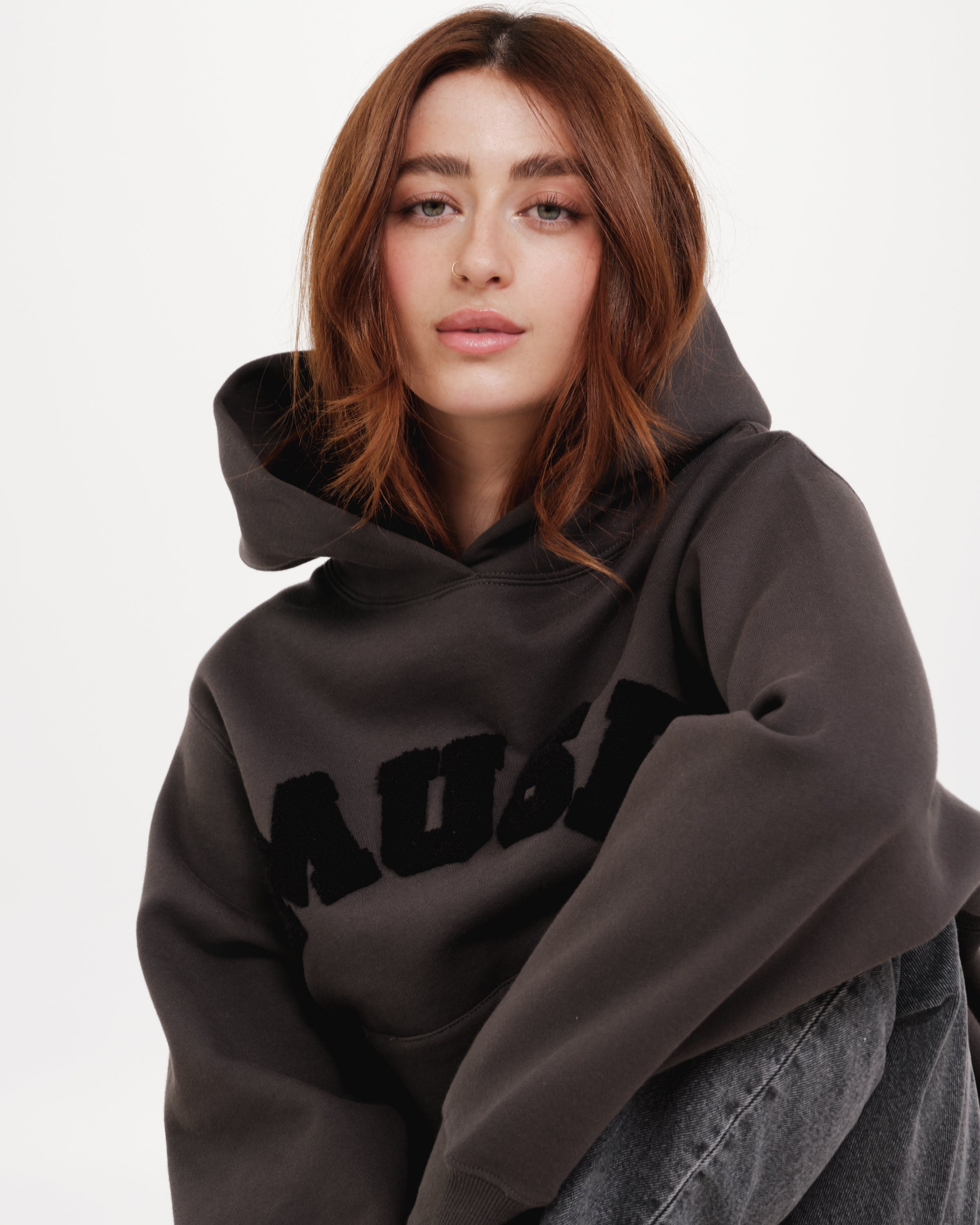 Heavyweight Chenille Hoodie - Graphite