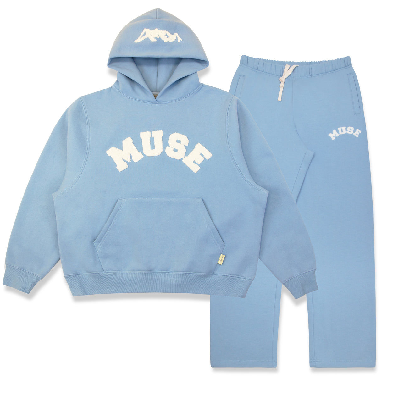 Heavyweight Chenille Set - Celeste Blue