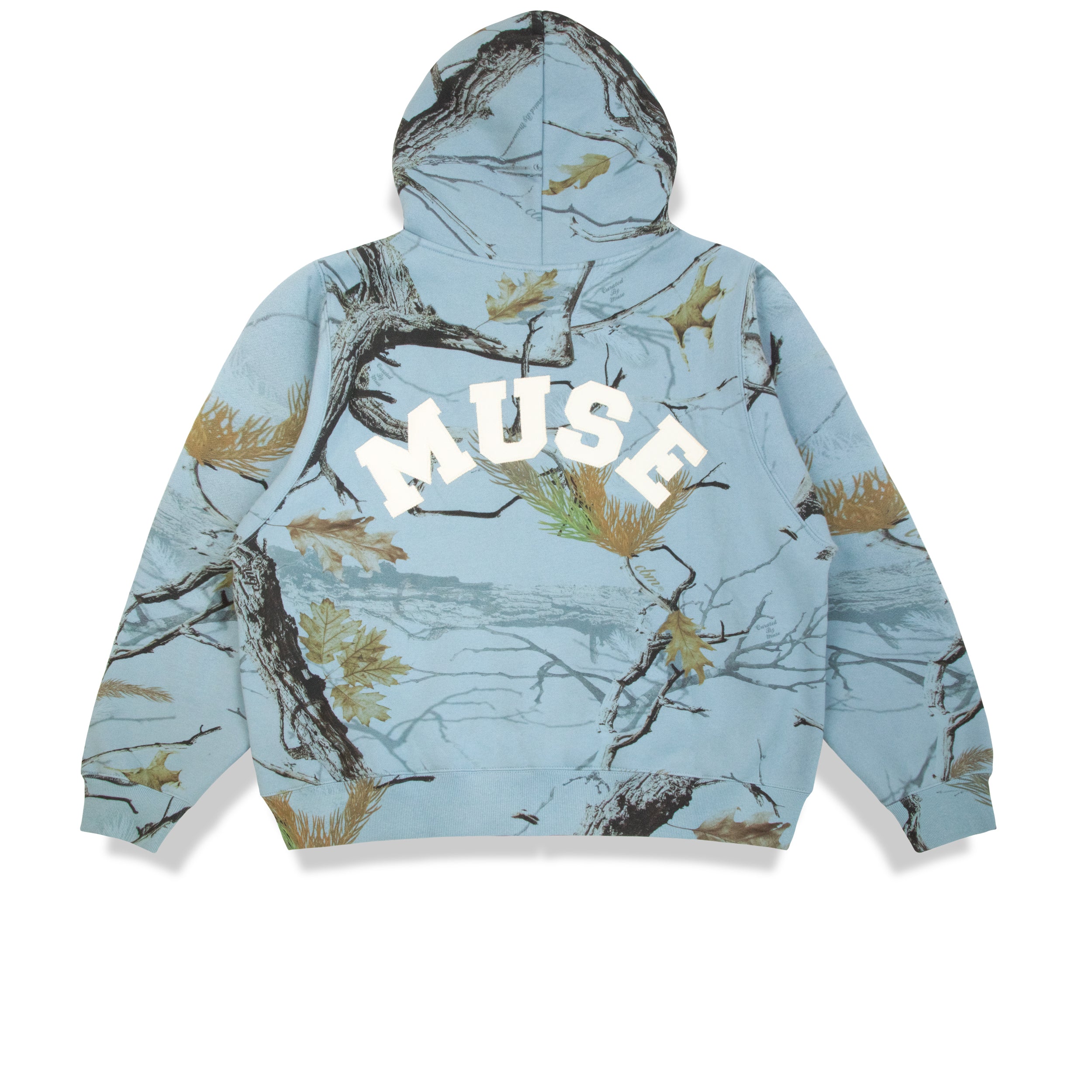 Heavyweight Camo Zip Up - Glacier