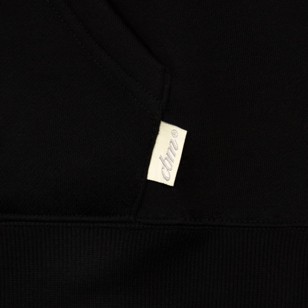 Heavyweight Diamond Hoodie - Black