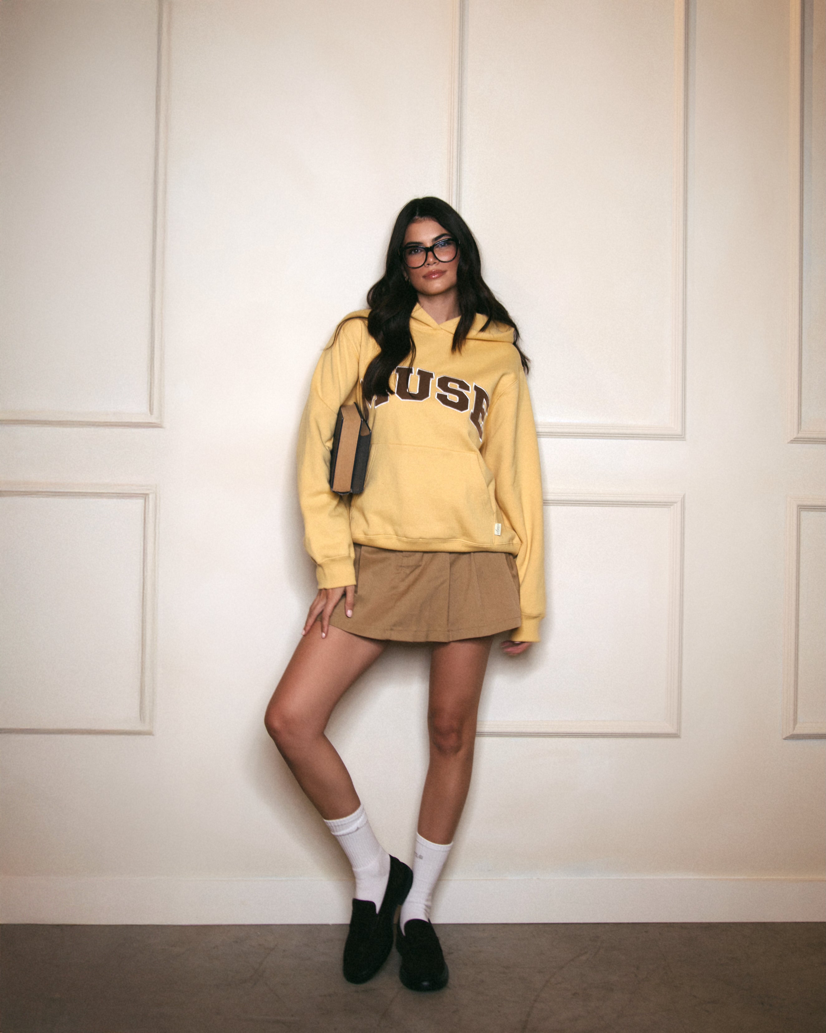 Heavyweight Scholar Hoodie - Banana Butter