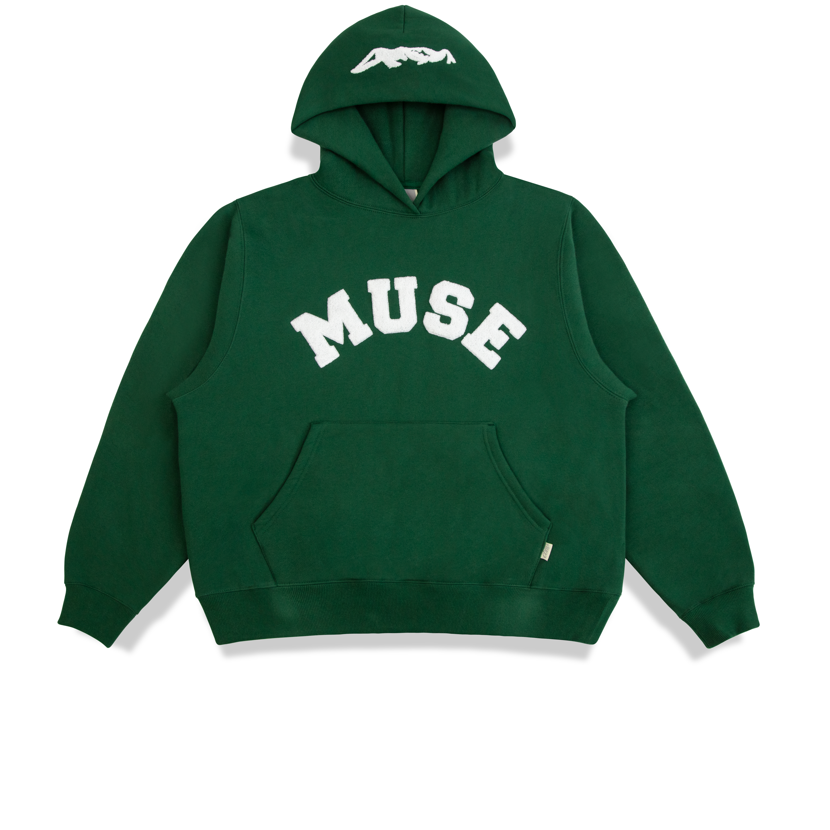 Heavyweight Chenille Hoodie - Green Pine