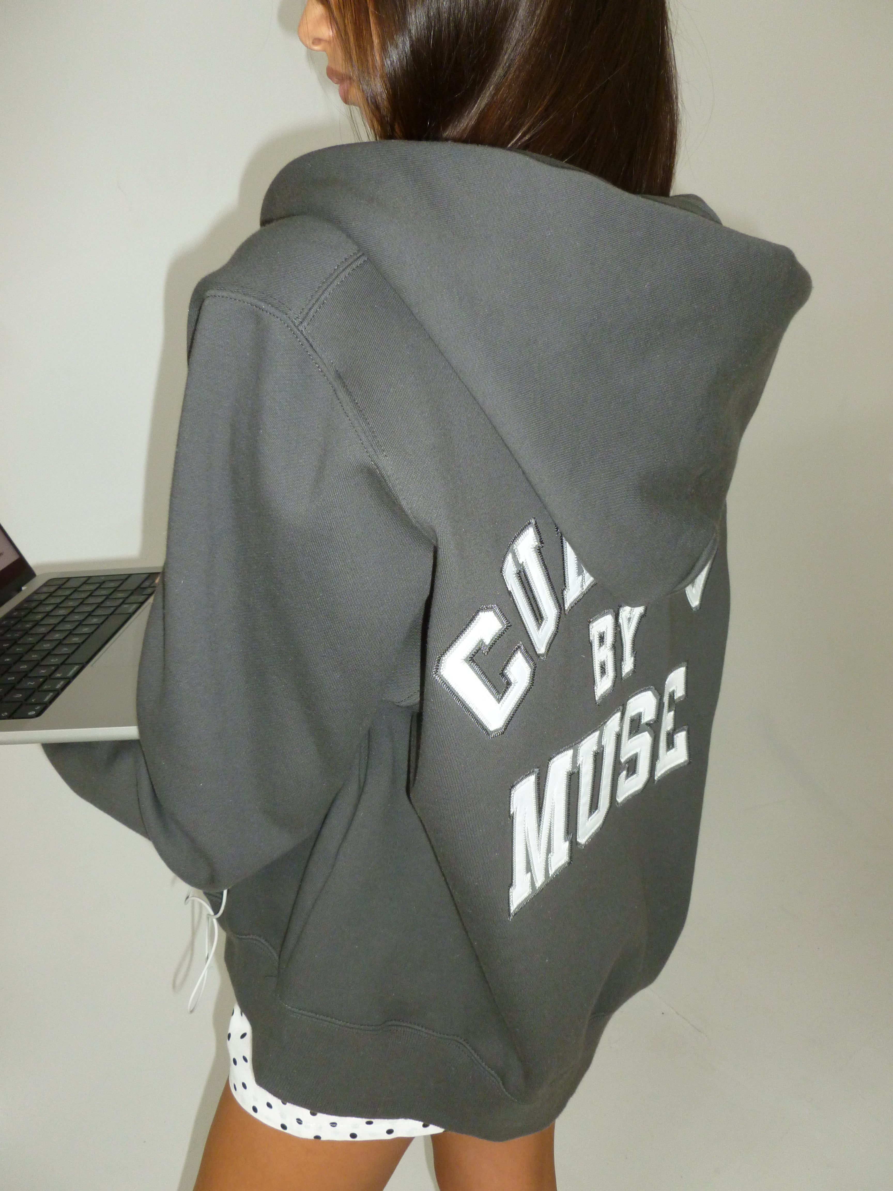 Heavyweight Zip Up - Charcoal