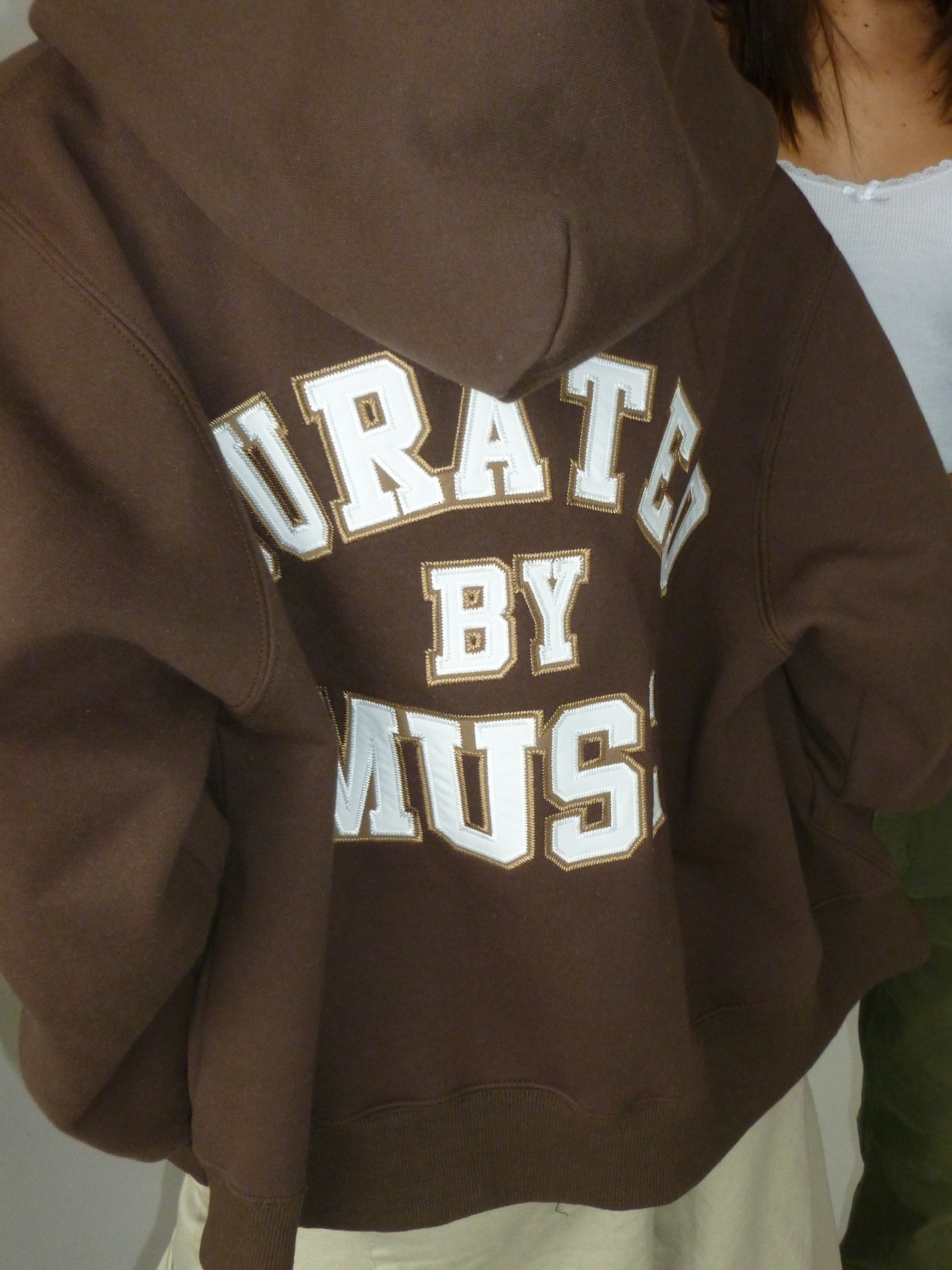 Heavyweight Zip Up - Chocolate