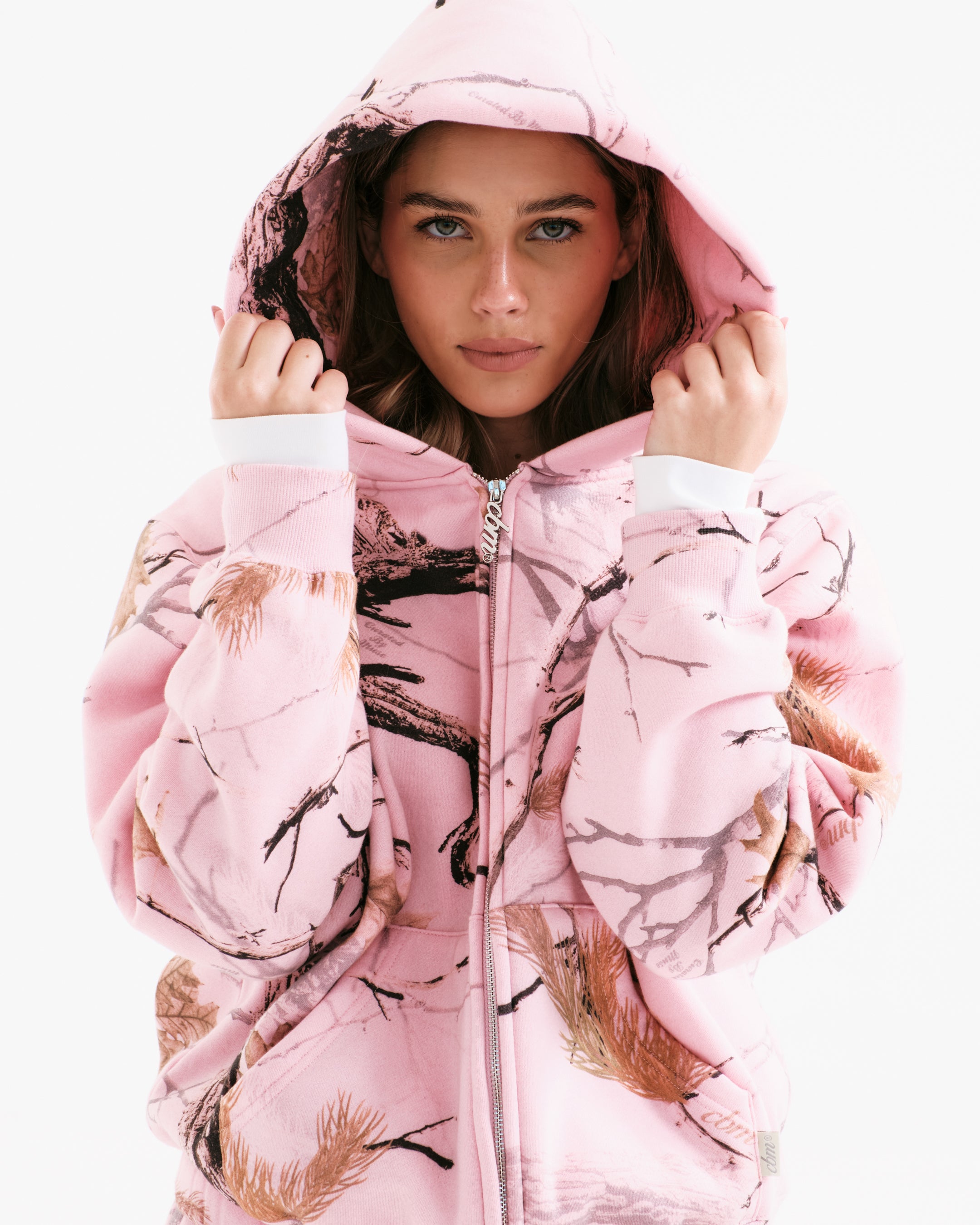 Heavyweight Camo Zip Up - Mirage