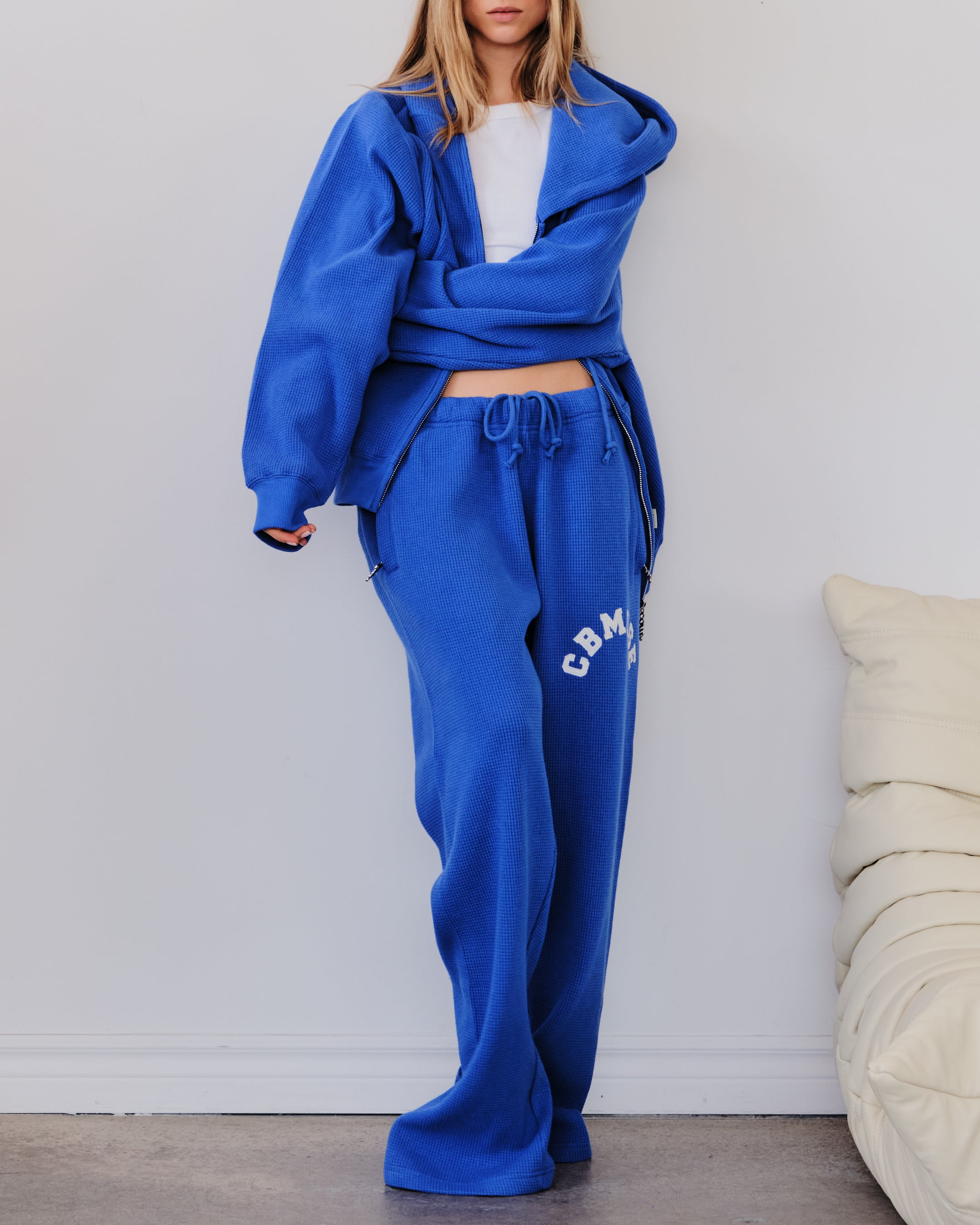 Waffle Pants - Blueberry