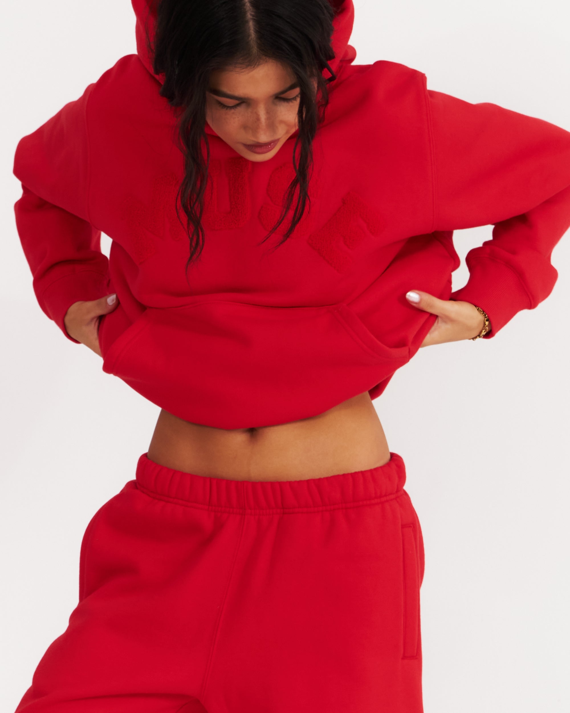 Heavyweight Chenille Hoodie - Strawberry Glaze