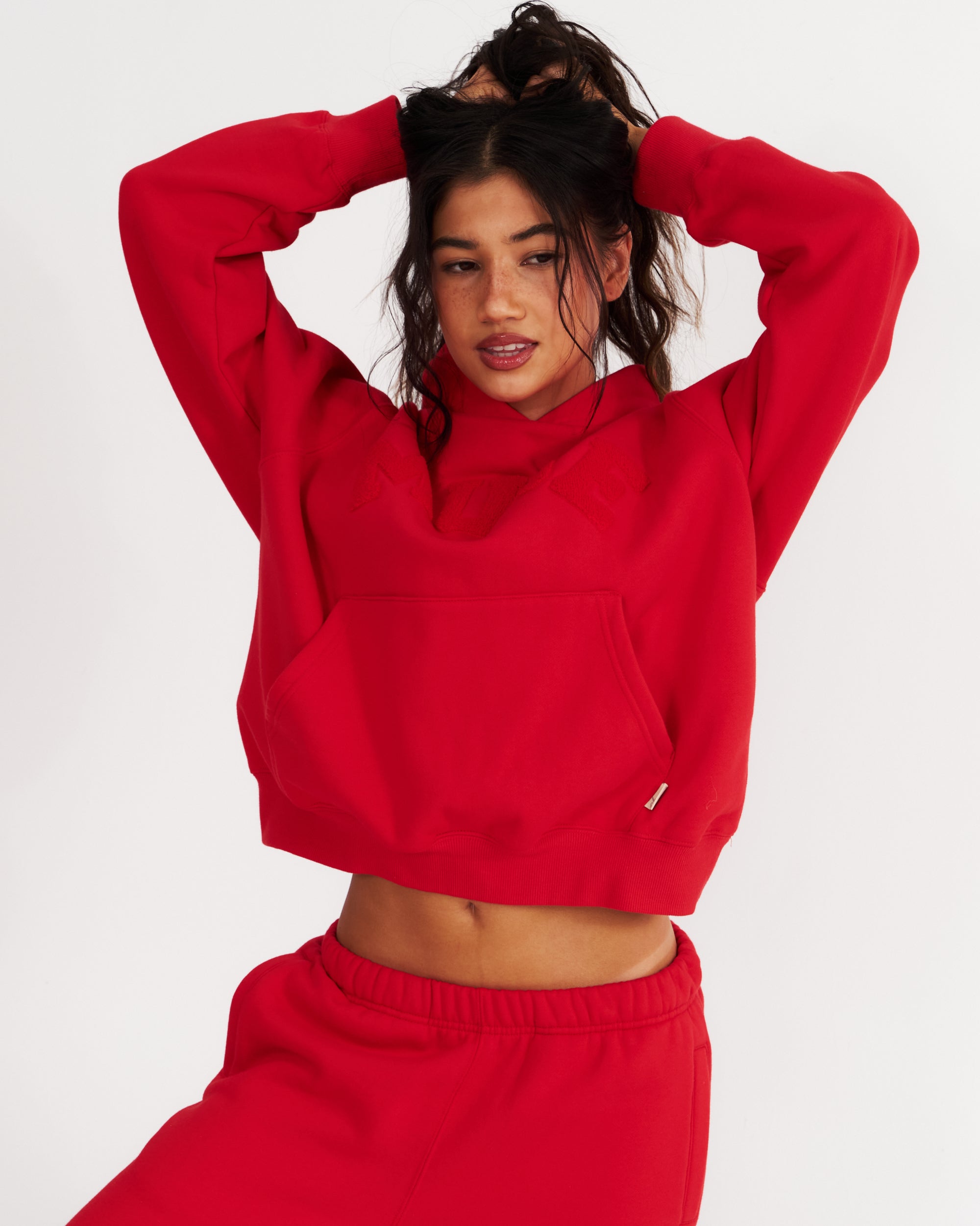 Heavyweight Chenille Hoodie - Strawberry Glaze