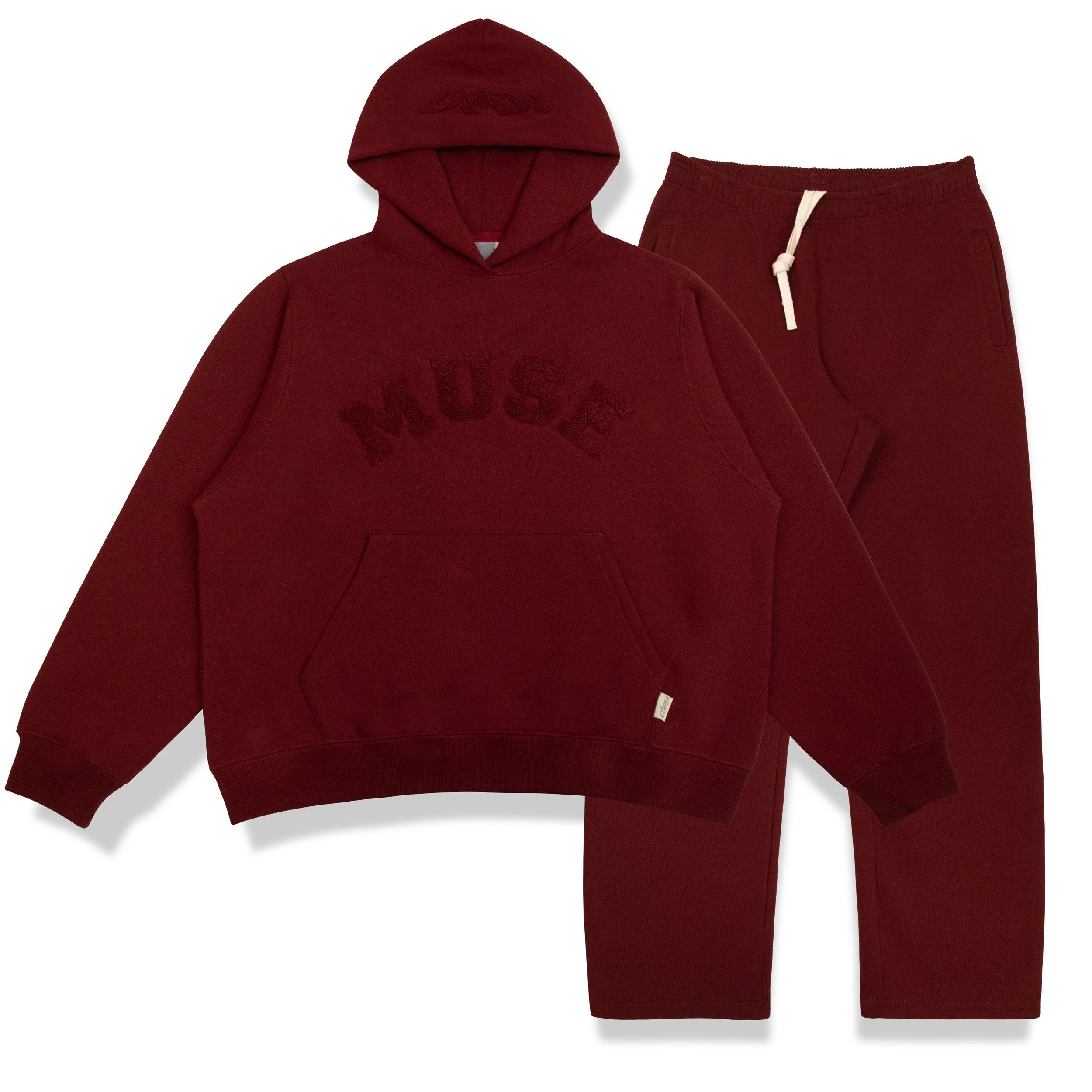 Heavyweight Chenille Hoodie Bundle - Wine