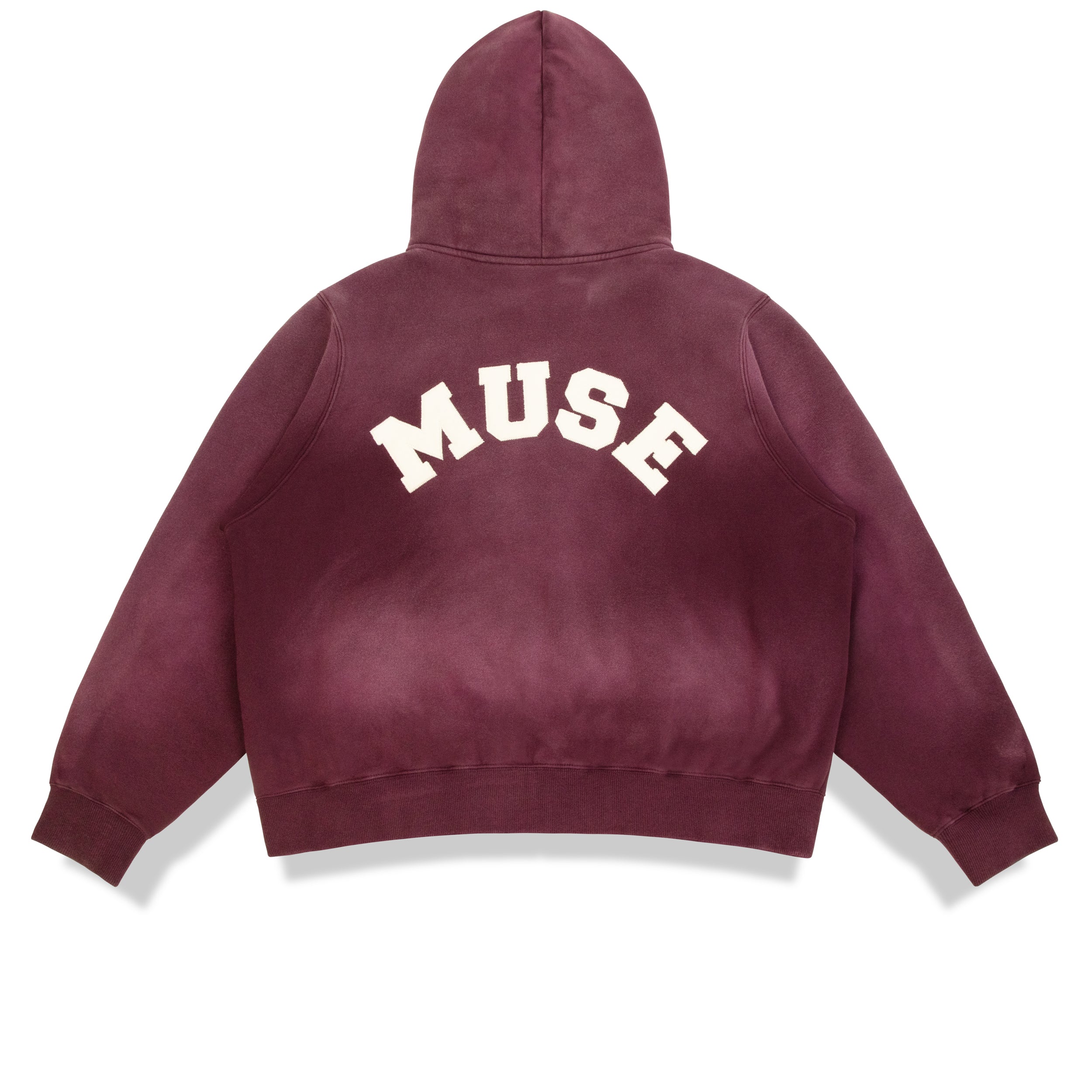 Heavyweight Wash Zip Up - Mulberry