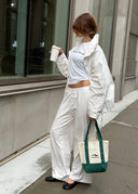 Mini Canvas Tote Bag - Kelly