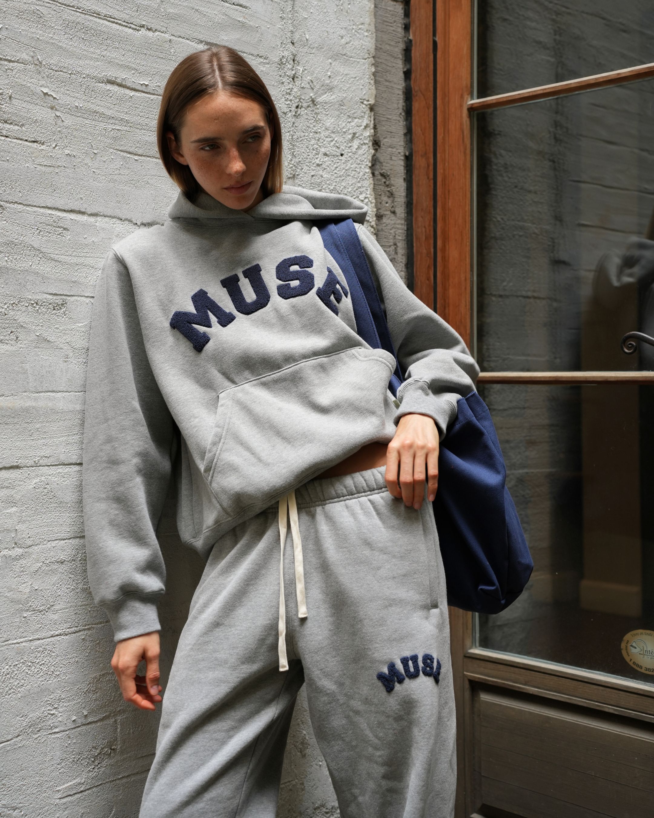 Heavyweight Chenille Hoodie - Campus Heather