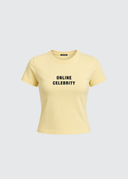 Baby Tee - Yellow
