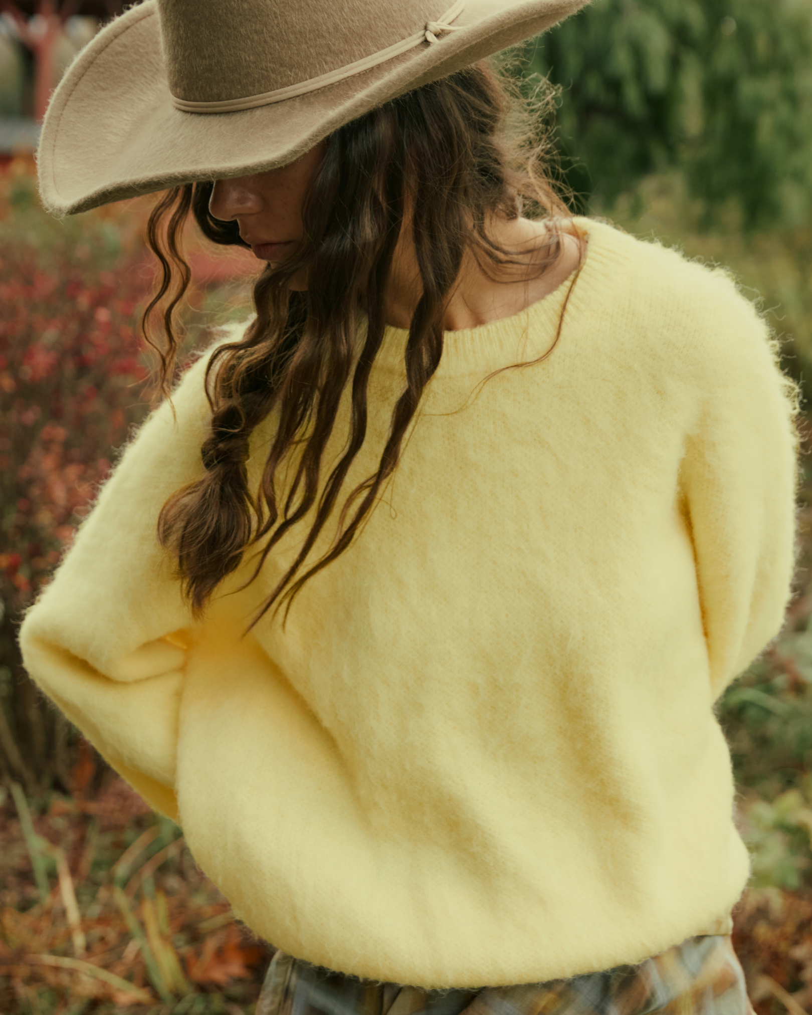 Knit sweater - Custard Butter