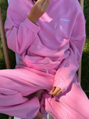 French Terry Joggers - Pink Lemonade