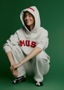 Heavyweight Chenille Hoodie - Alabaster
