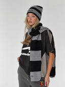 Knit Scarf - Heather/Black