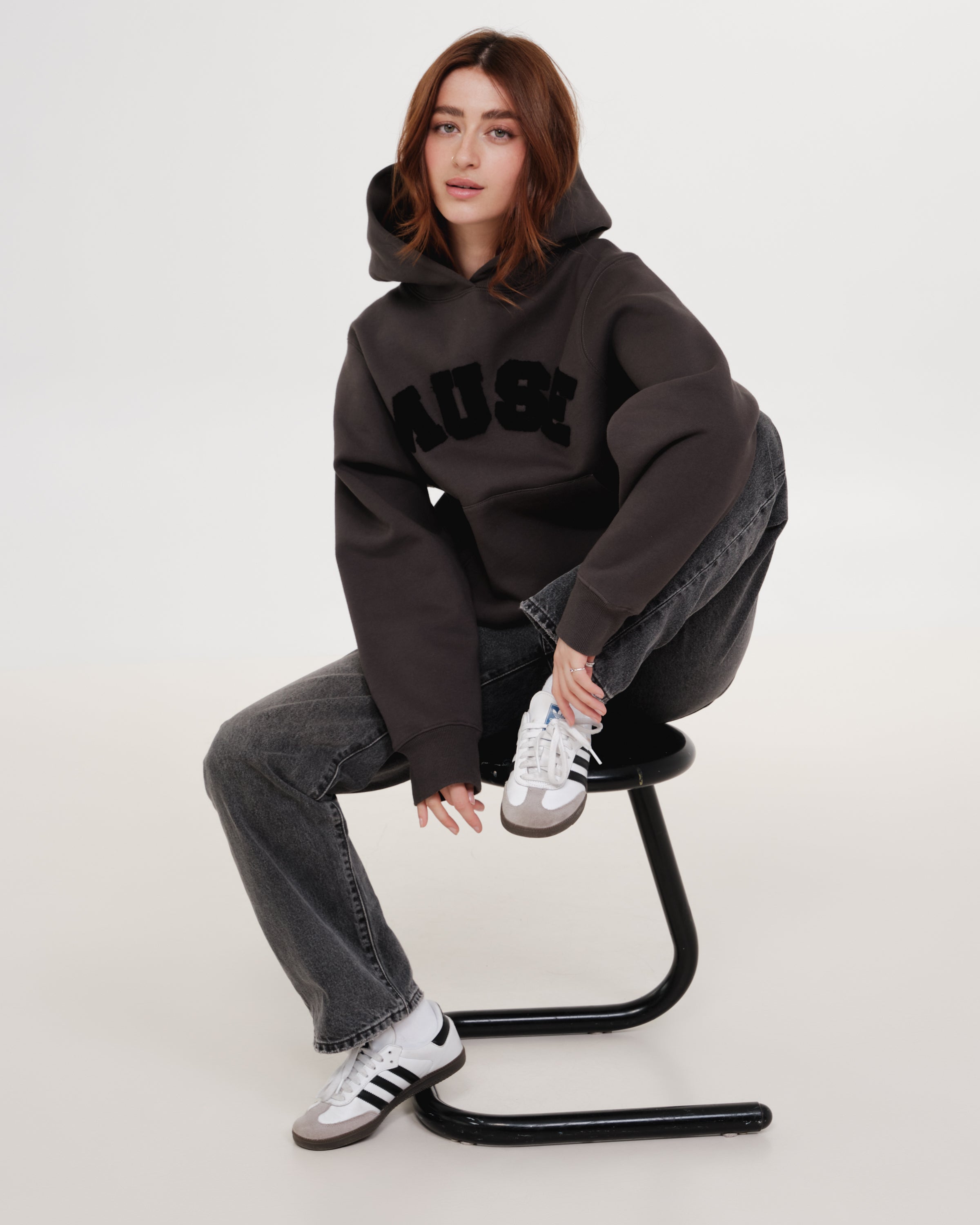 Heavyweight Chenille Hoodie - Graphite