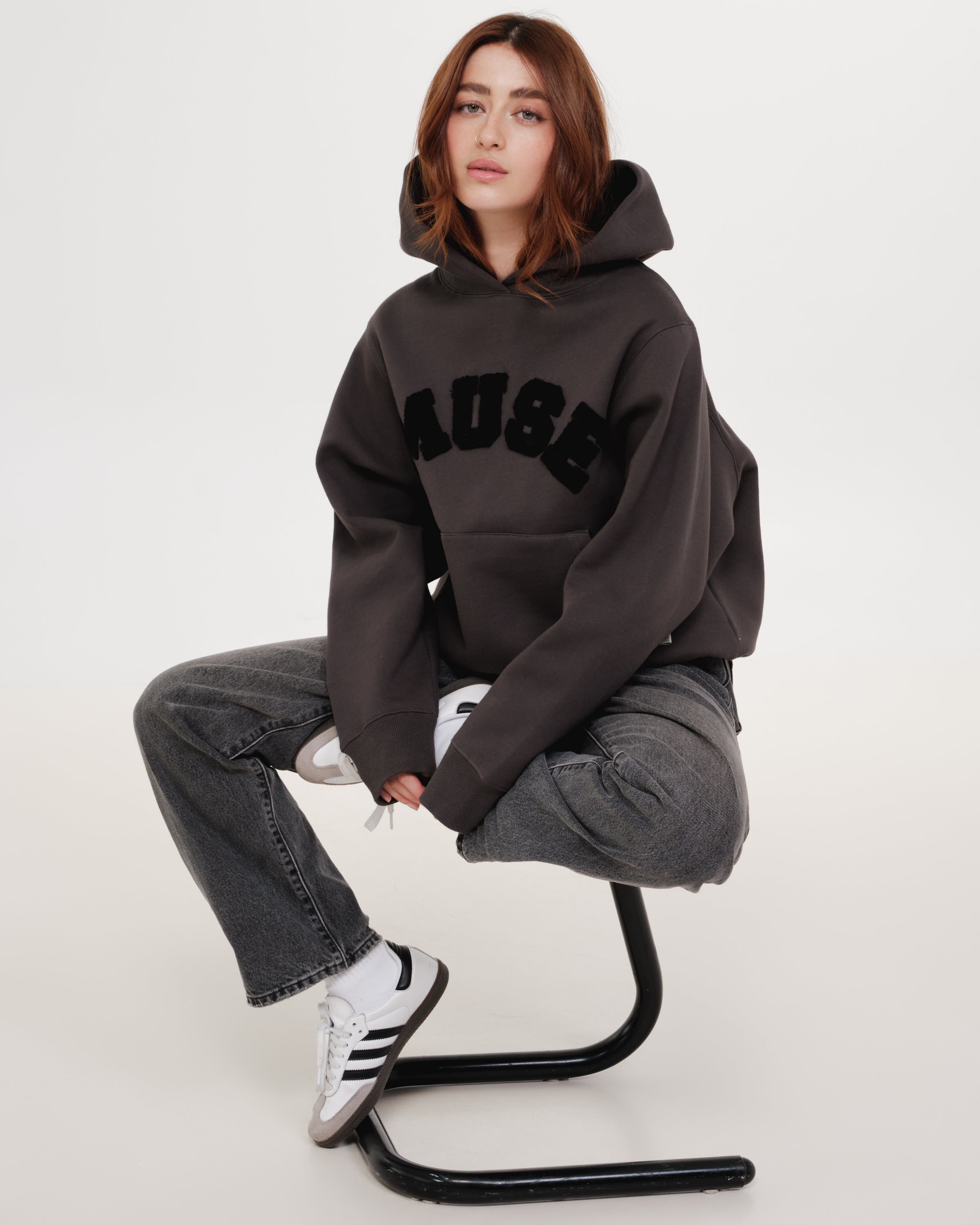 Heavyweight Chenille Hoodie - Graphite