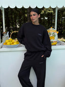 French Terry Joggers - Blackberry