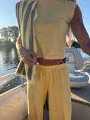 Soft Cotton Pants - Sunflower