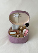 The Mini Vanity Case - Lilac Ostrich