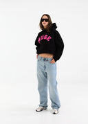 Heavyweight Chenille Hoodie - Black Taffy