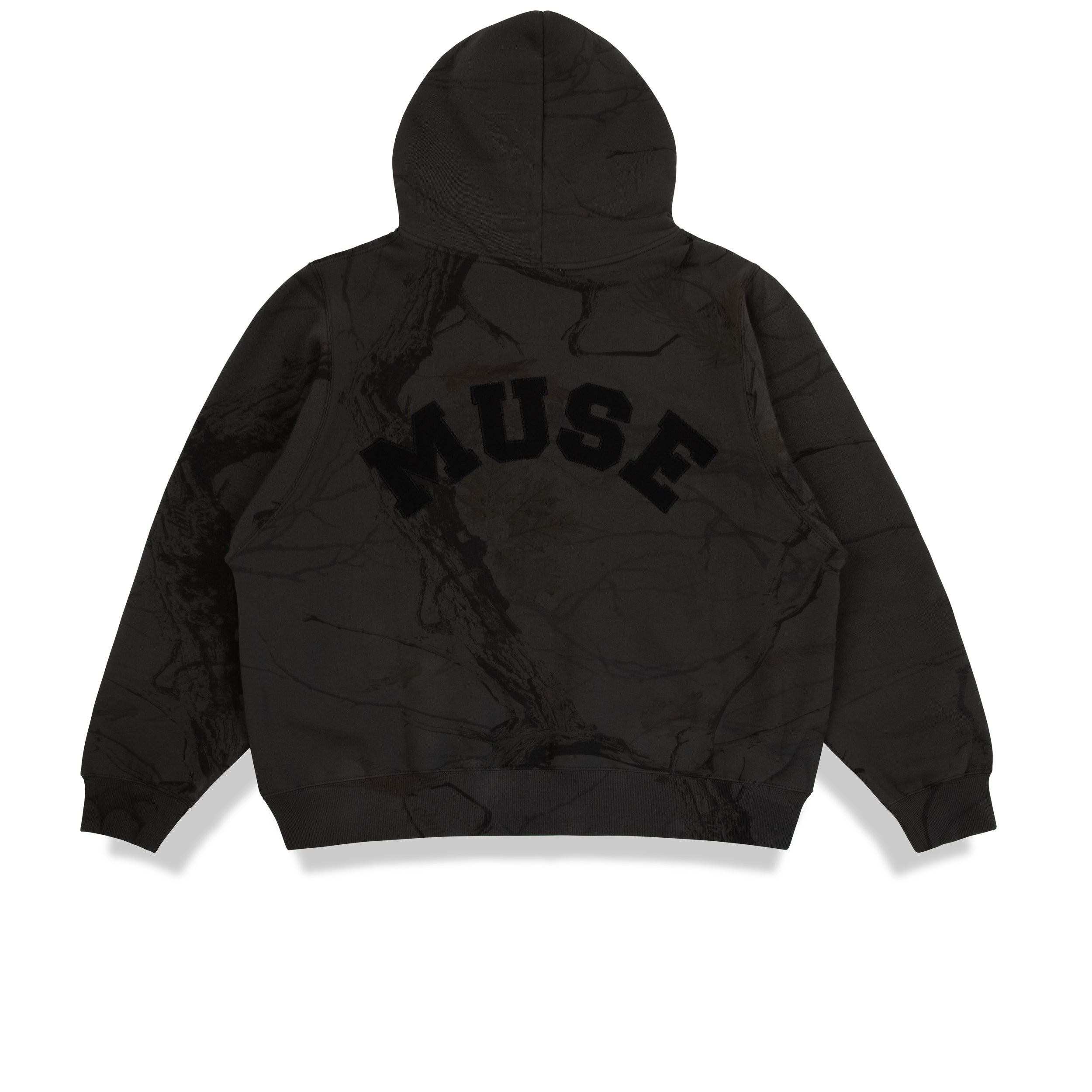 Heavyweight Camo Zip Up - Black Edition