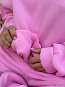 French Terry Hoodie - Pink Lemonade
