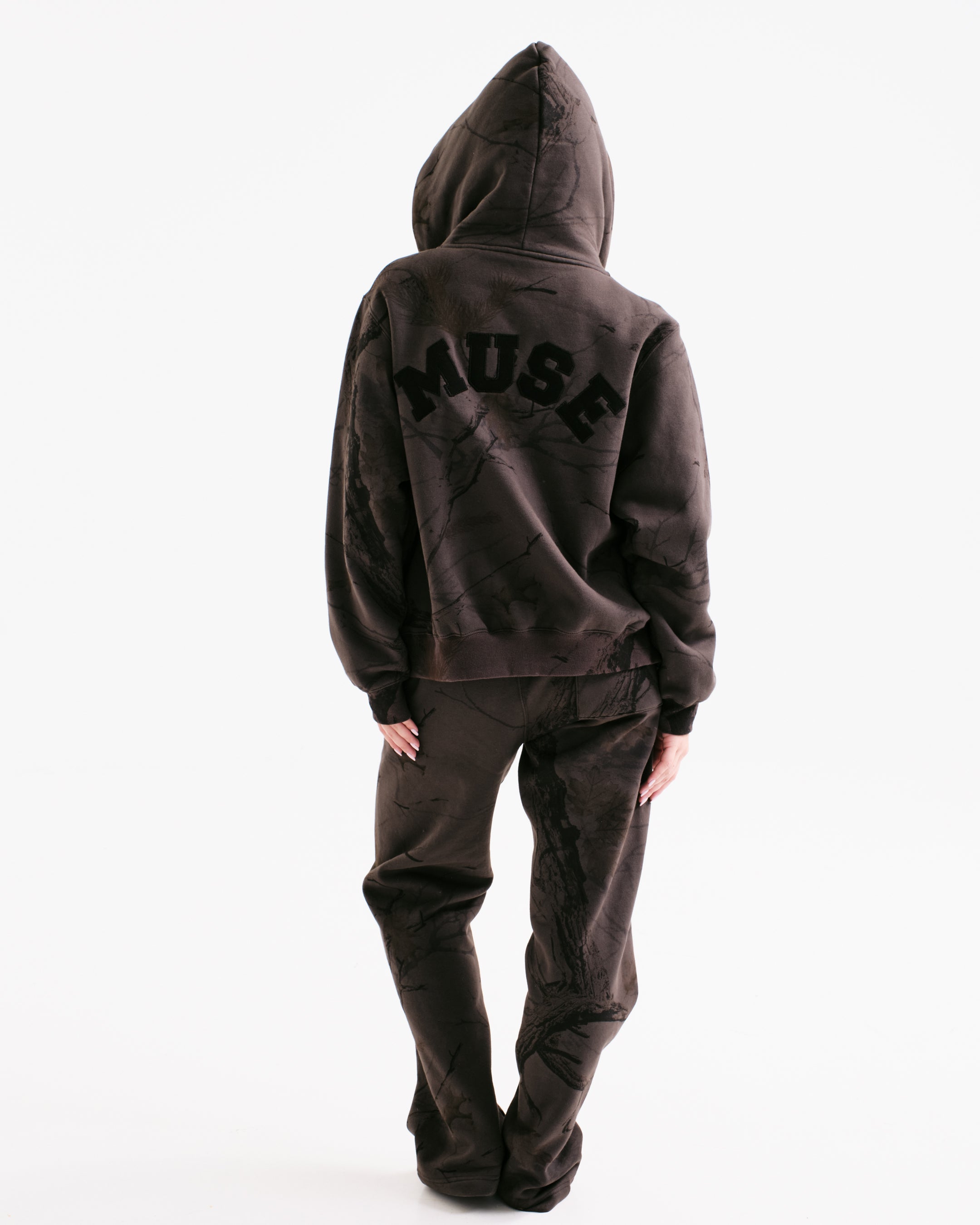 Heavyweight Camo Zip Up - Black Edition