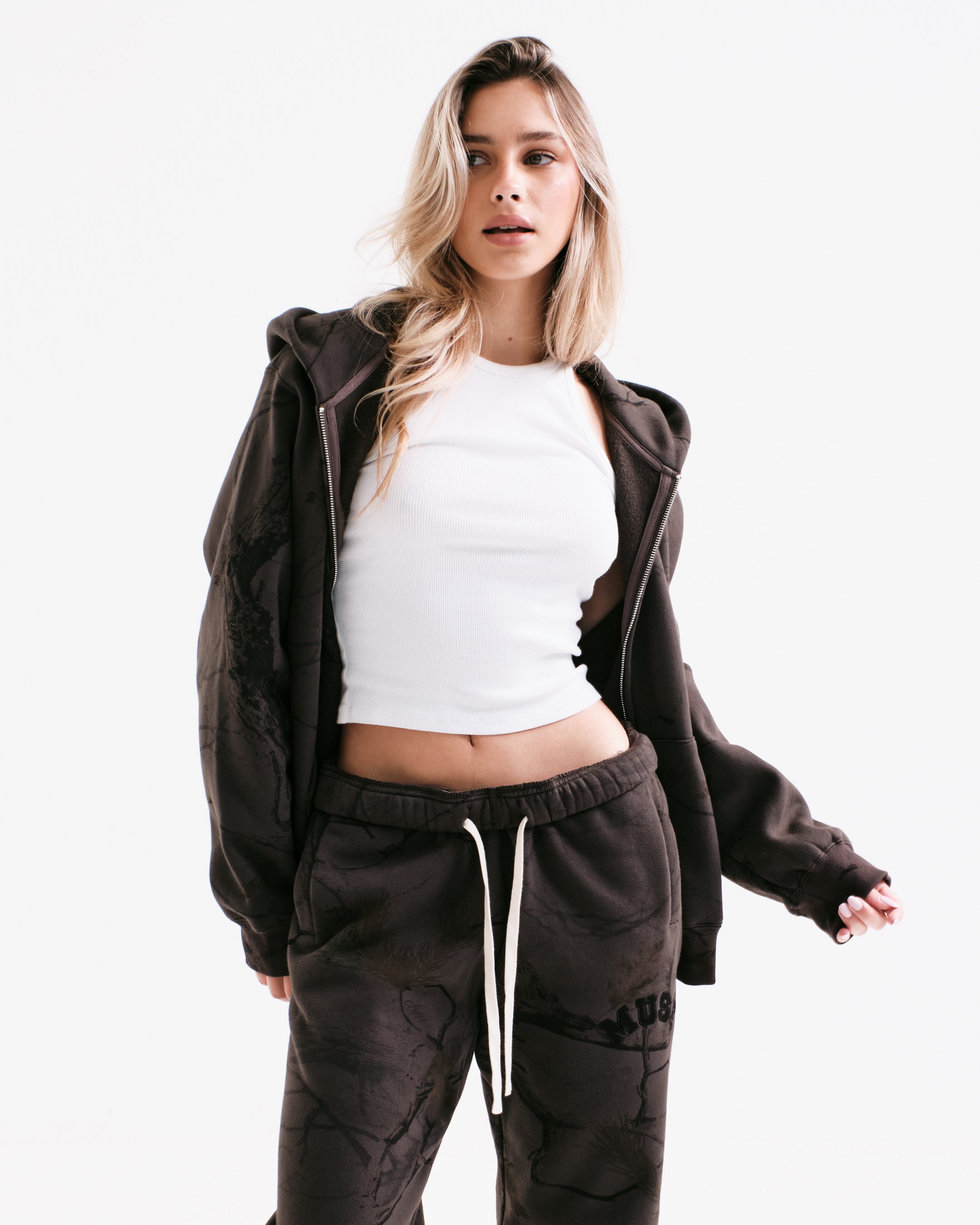 Heavyweight Camo Joggers - Black Edition