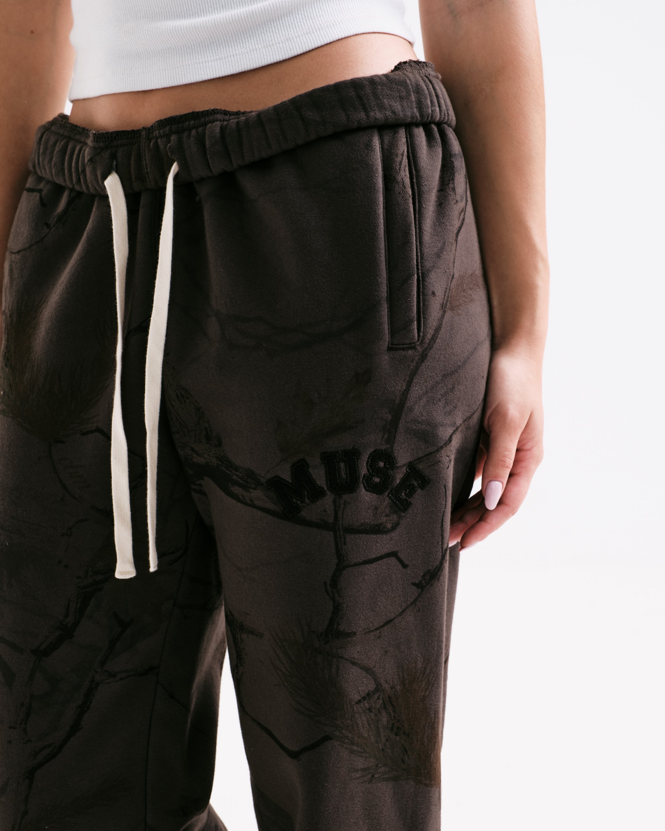 Heavyweight Camo Joggers - Black Edition