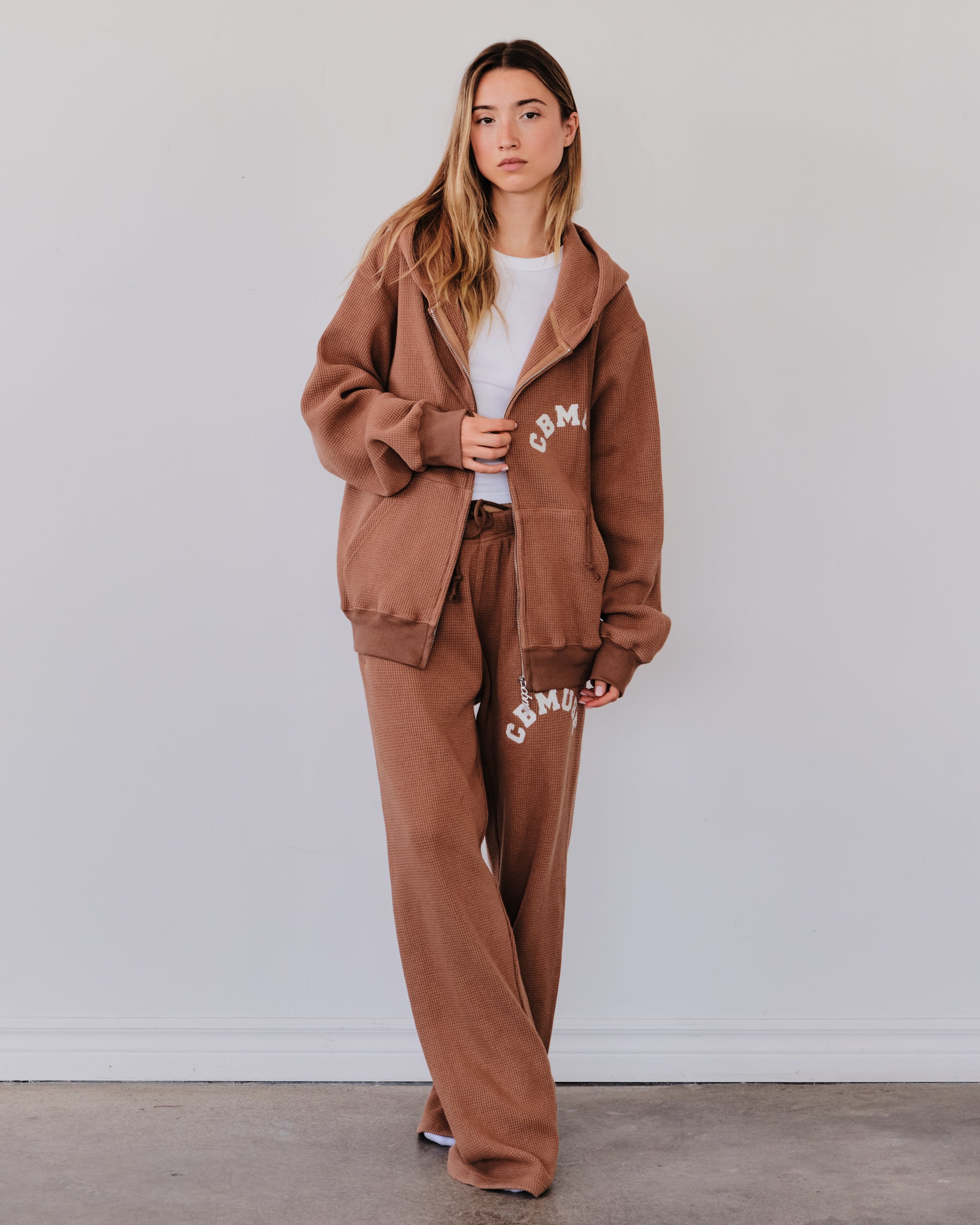 Waffle Pants - Caramel