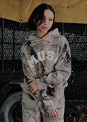 Heavyweight Camo Hoodie Set - Canyon