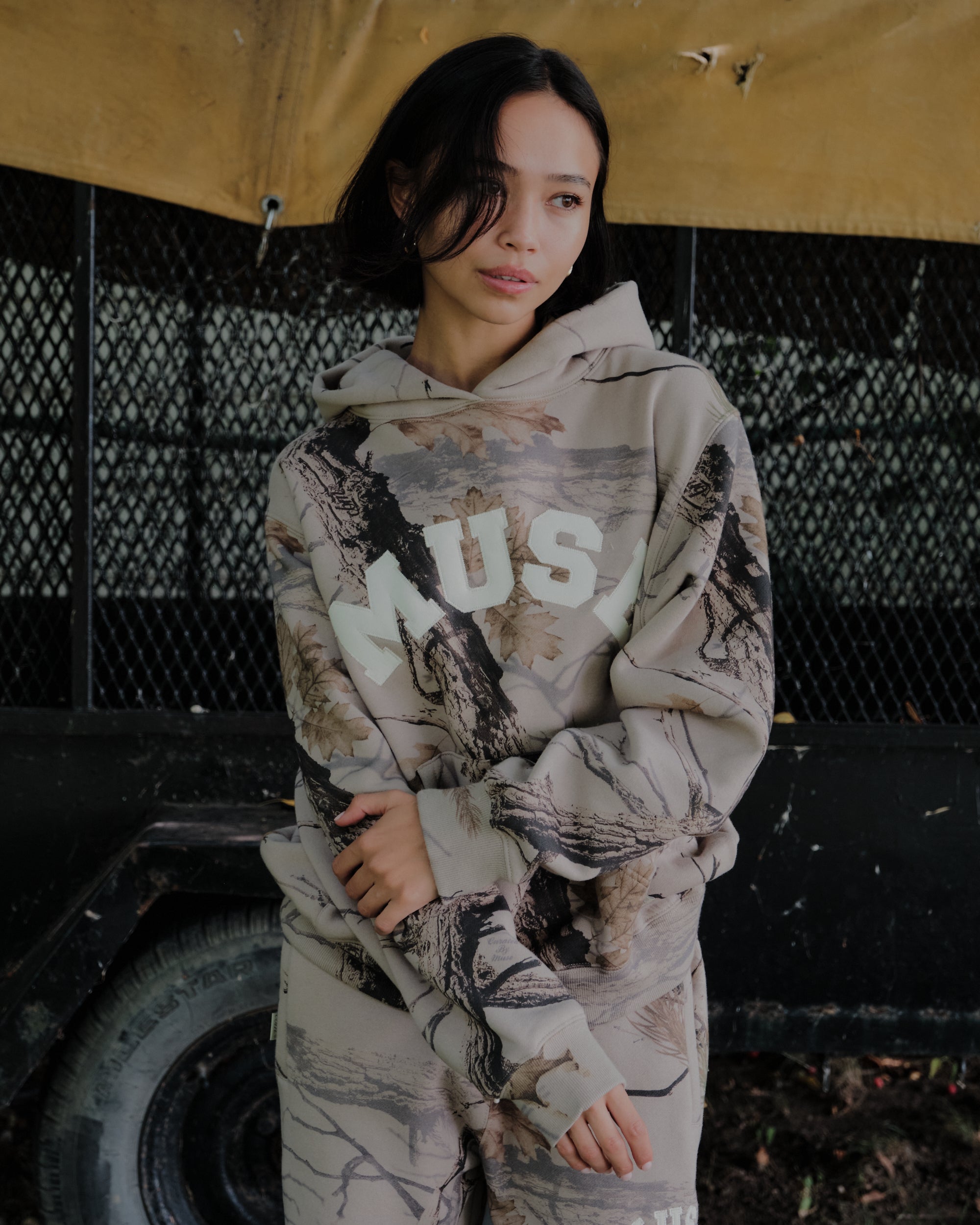 Heavyweight Camo Hoodie - Canyon