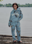 Heavyweight Camo Hoodie - Glacier