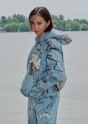 Heavyweight Camo Hoodie - Glacier