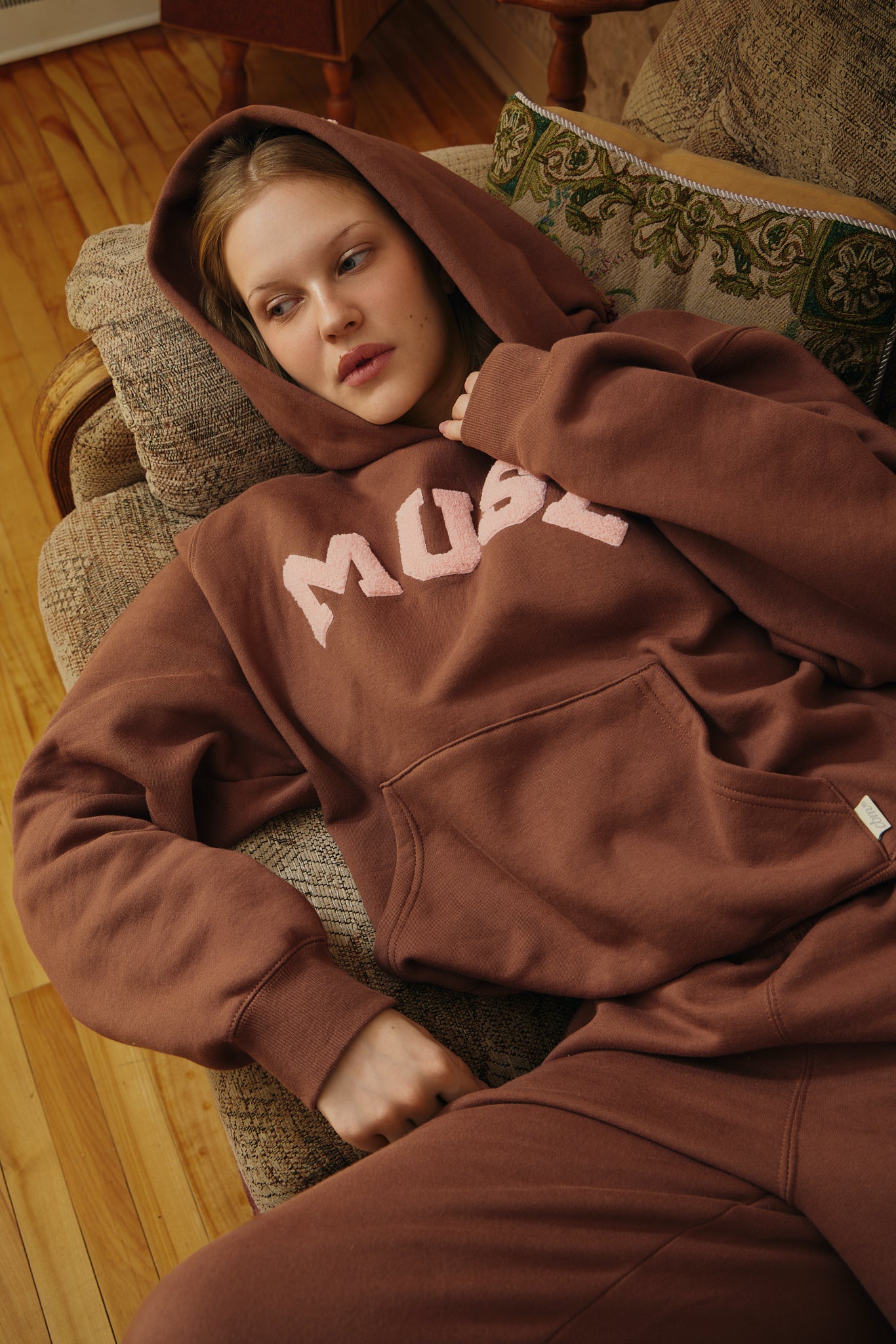 Heavyweight Chenille Hoodie - Sundae