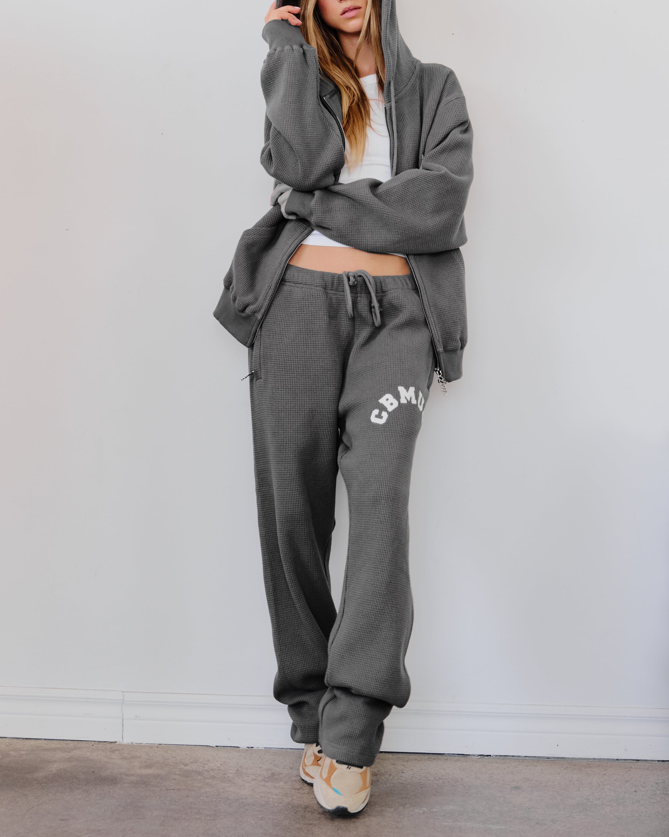 Waffle Pants - Truffle