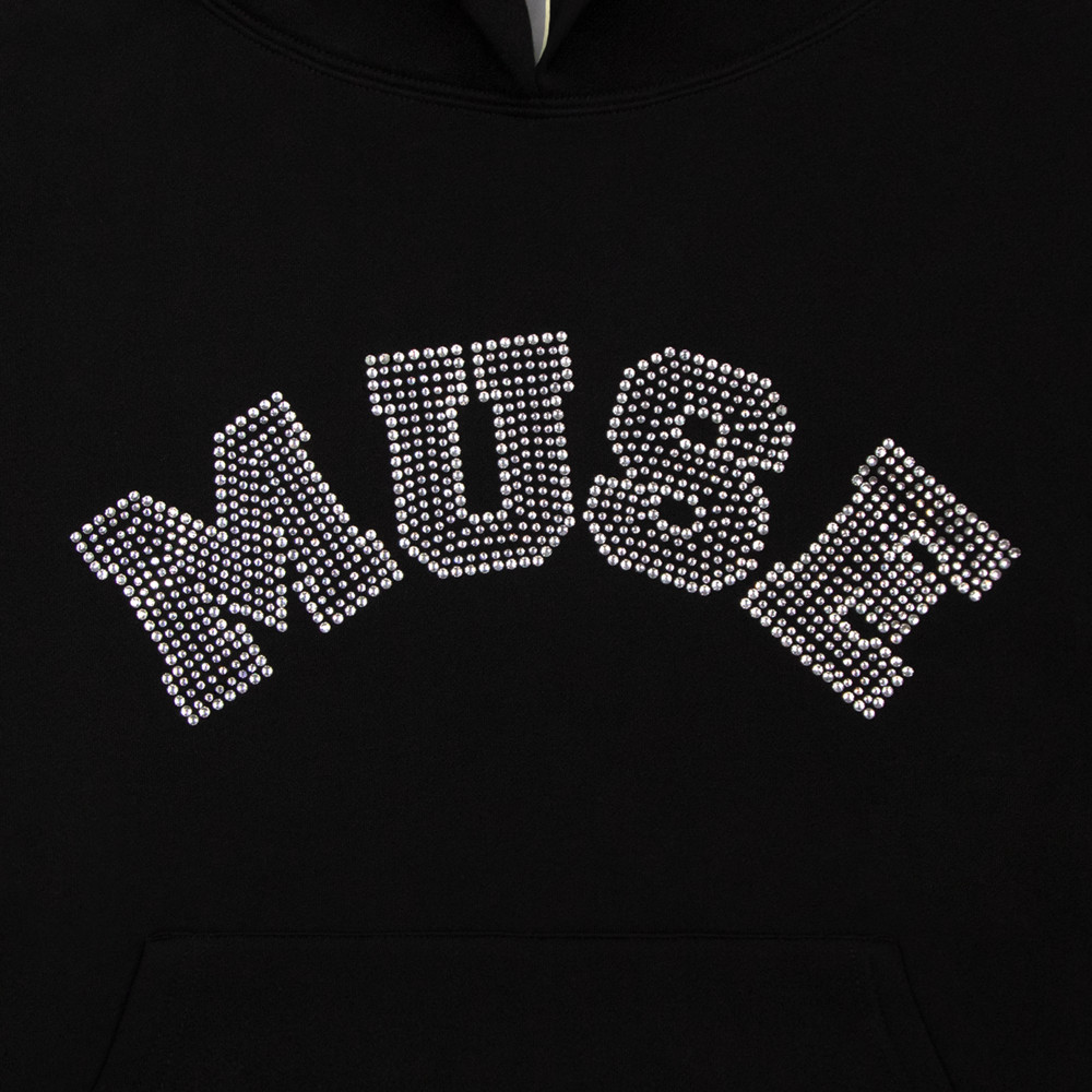 Heavyweight Diamond Hoodie - Black